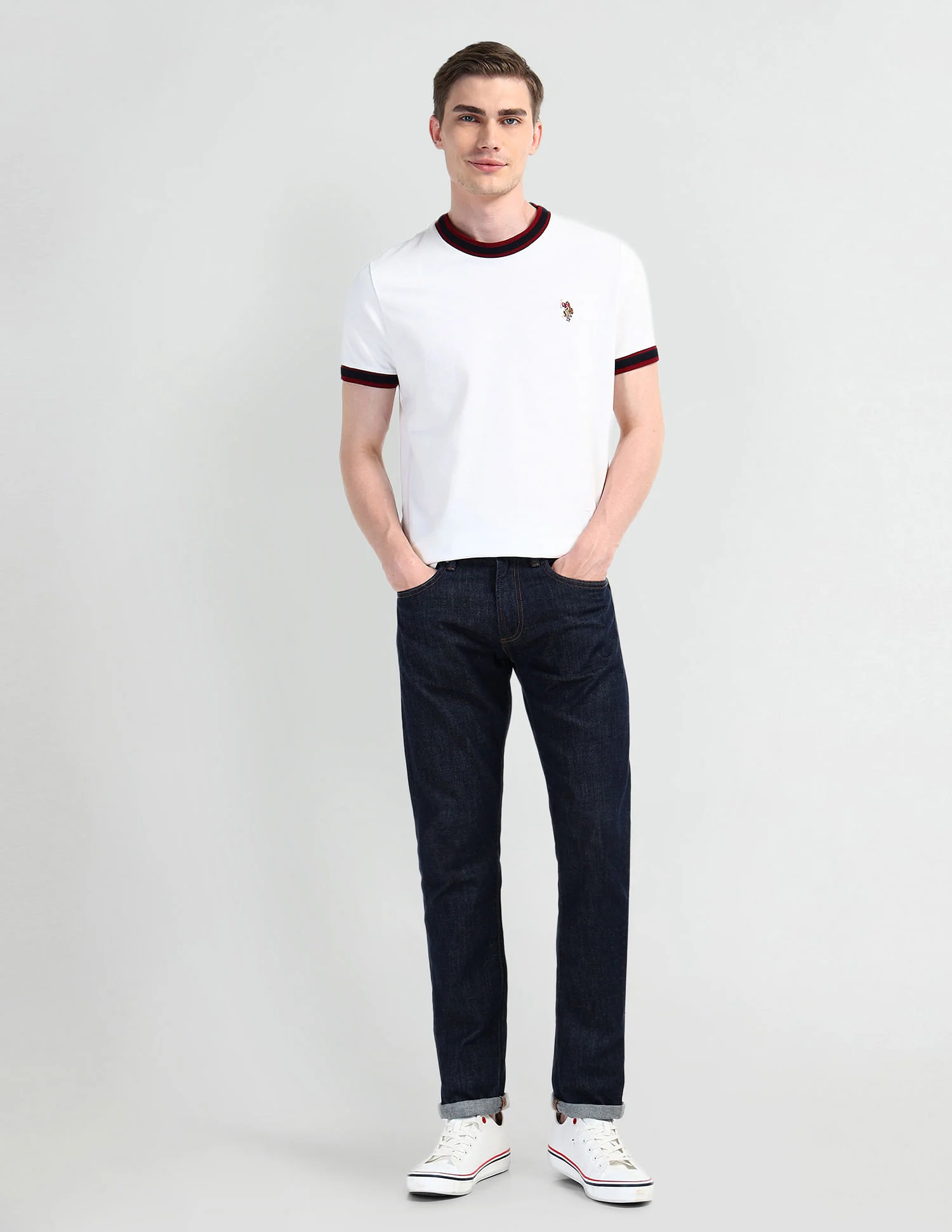 Solid Cotton T-Shirt - Image 3