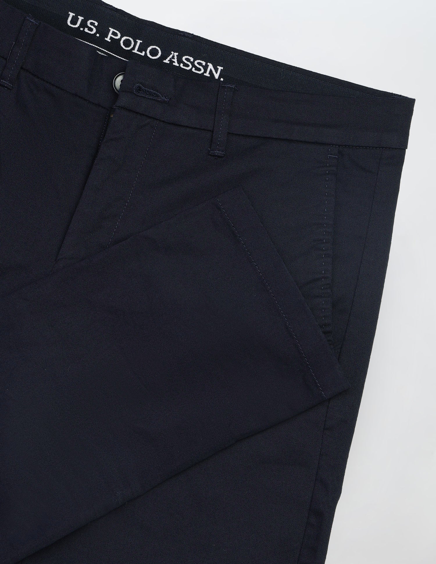 Solid Denver Slim Fit Trousers - Image 9