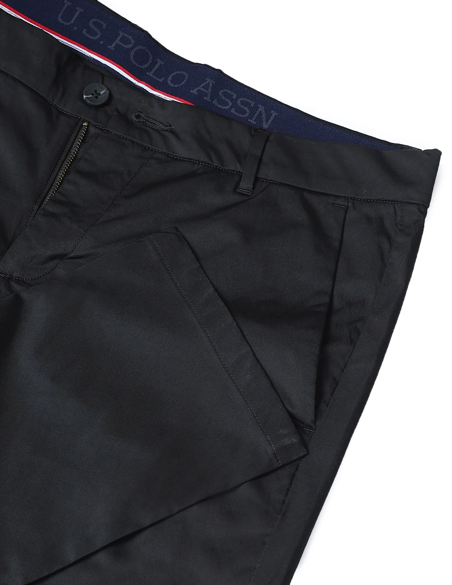 Solid Denver Slim Fit Trousers - Image 9