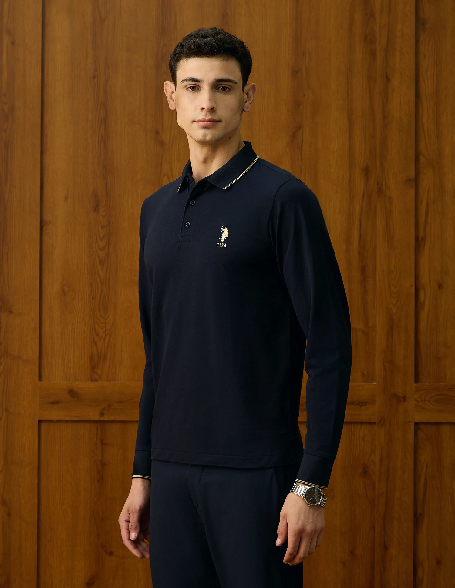 Solid Equestrian Aisle Theater Polo Shirt - Image 4