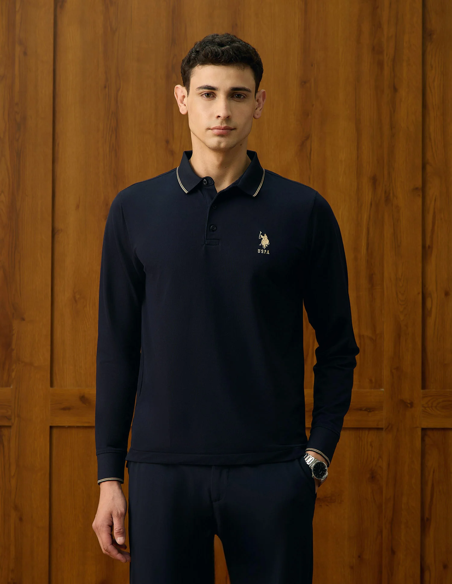 Solid Equestrian Aisle Theater Polo Shirt - Image 6