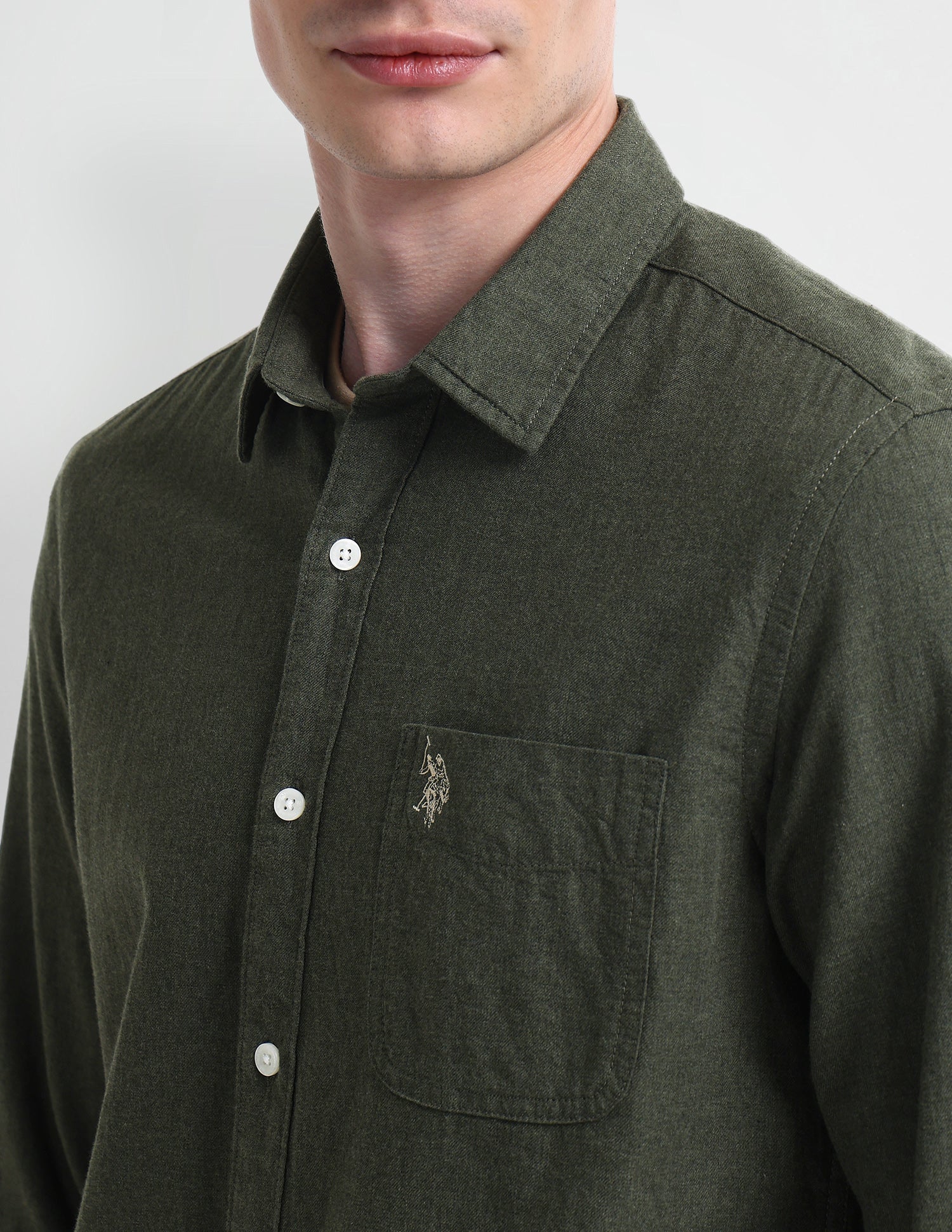 Solid Slim Fit Shirt - Image 7