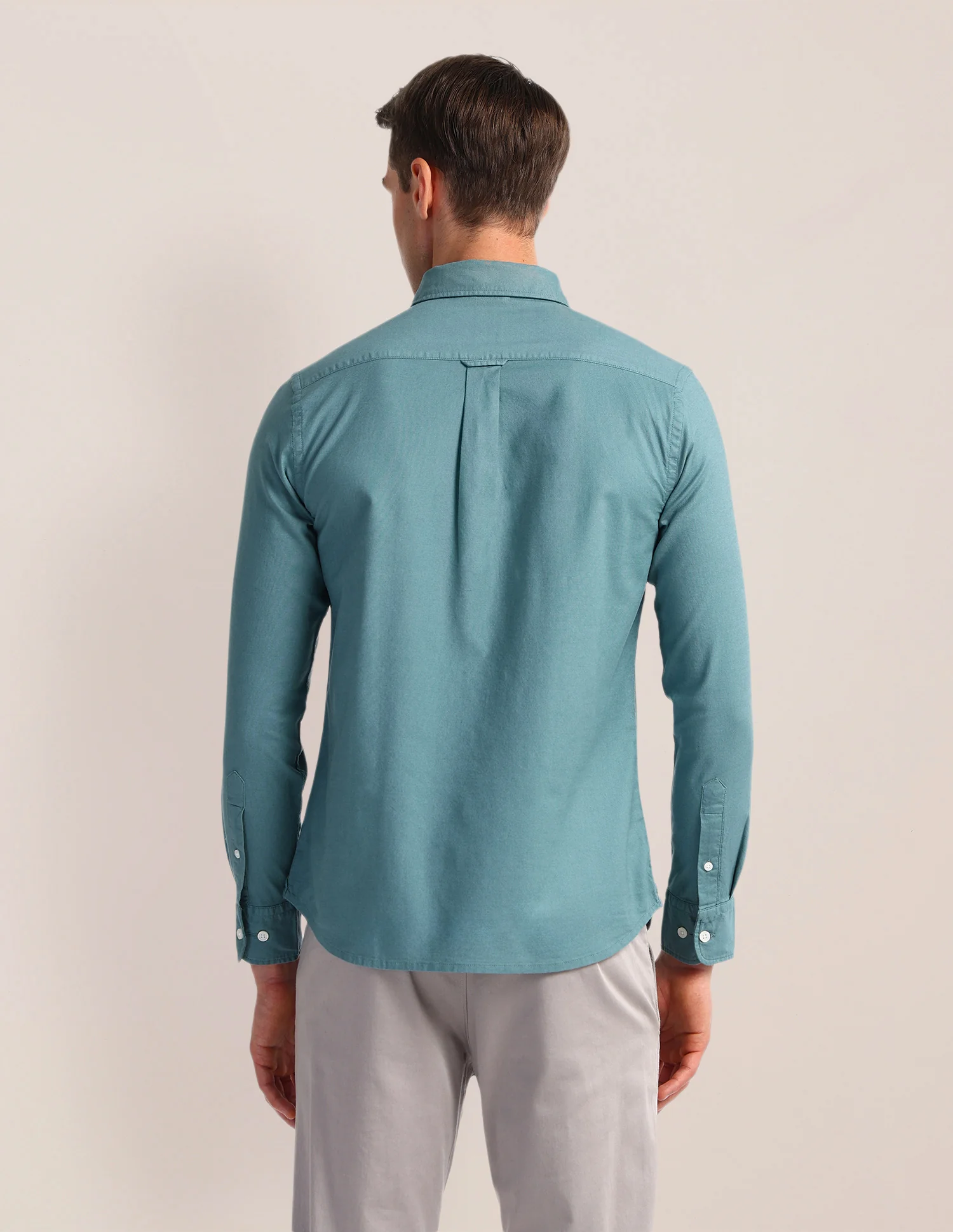 Solid Slim Fit Shirt - Image 5