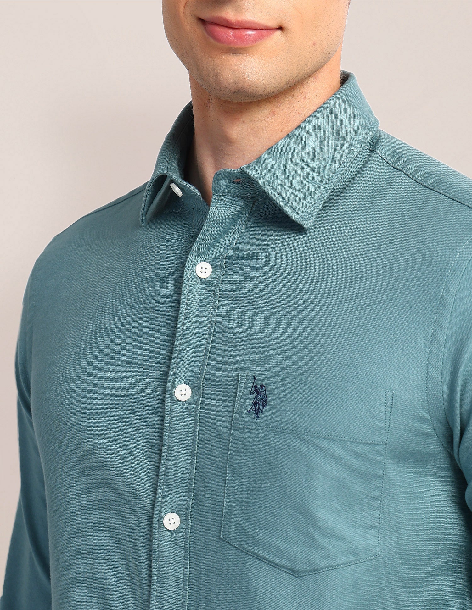Solid Slim Fit Shirt - Image 7