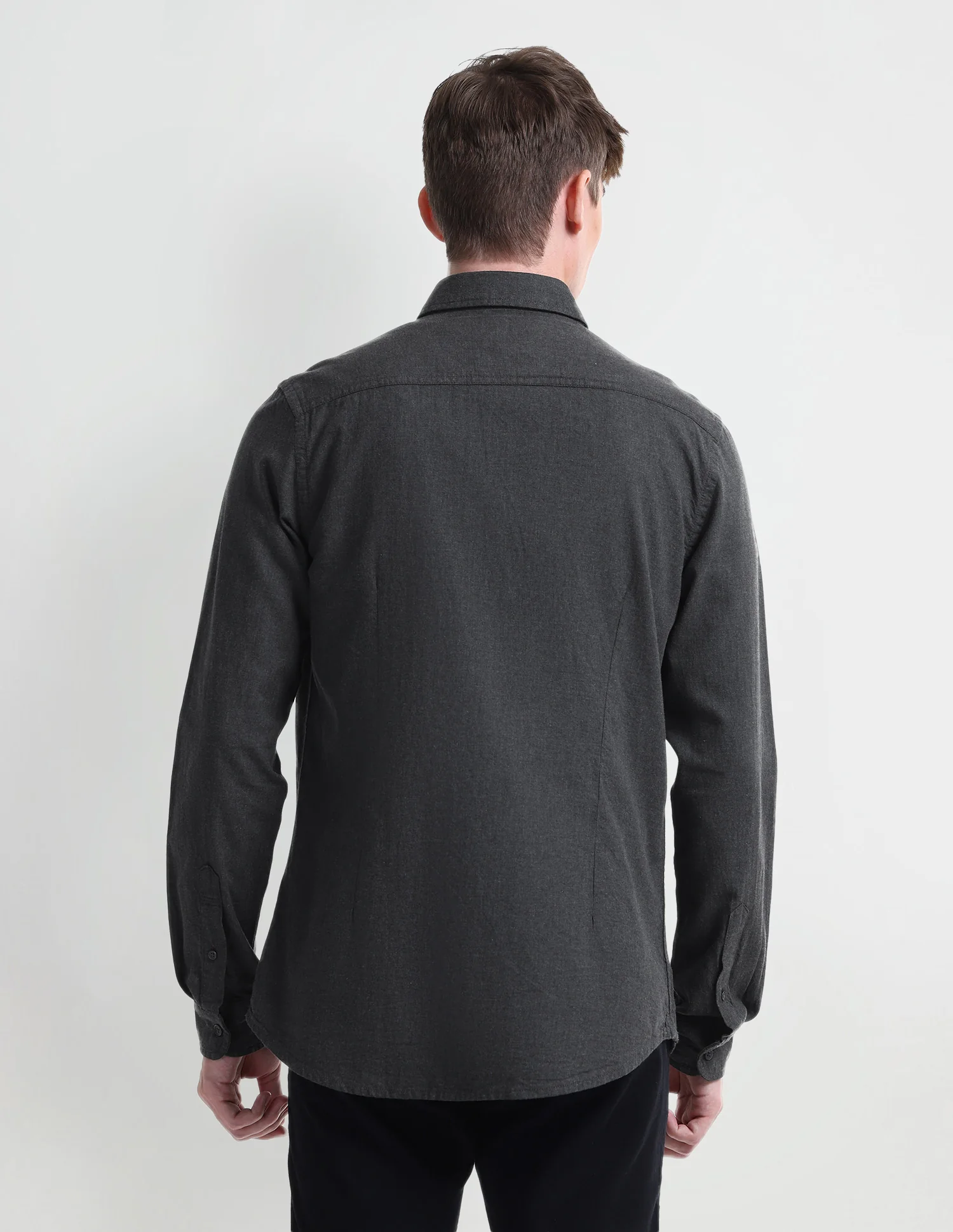 Solid Slim Fit Shirt - Image 5