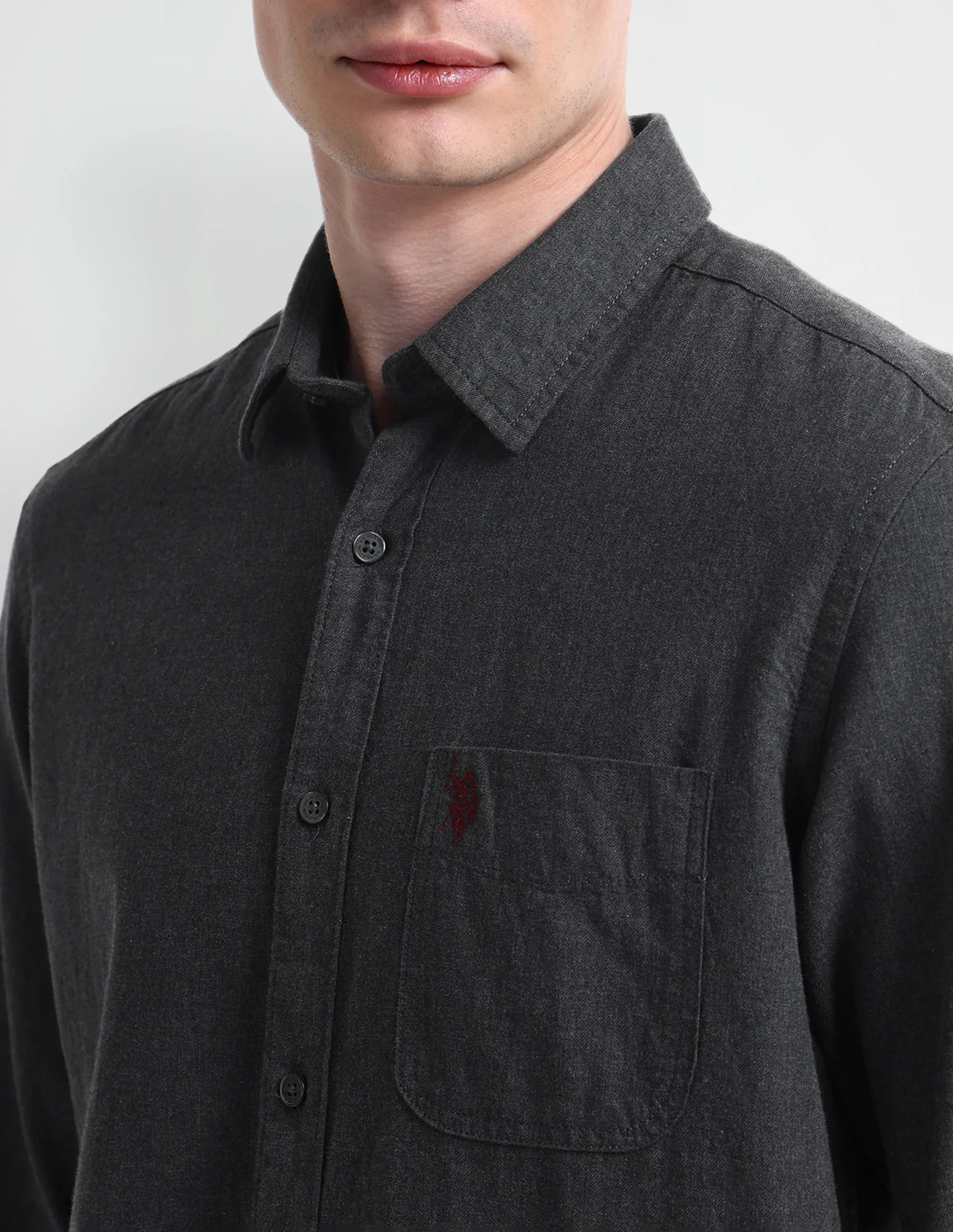 Solid Slim Fit Shirt - Image 7