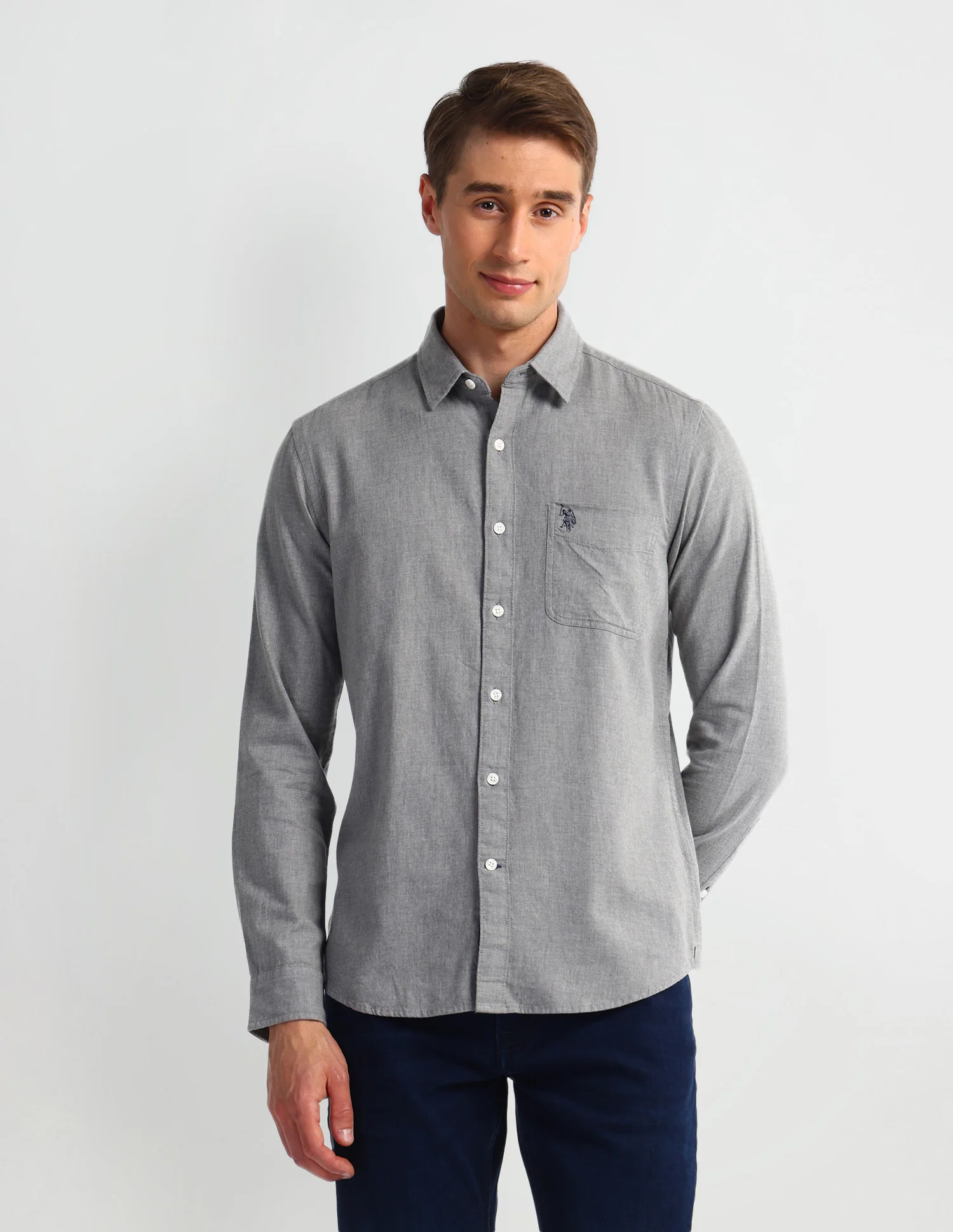 Solid Slim Fit Shirt - Image 6