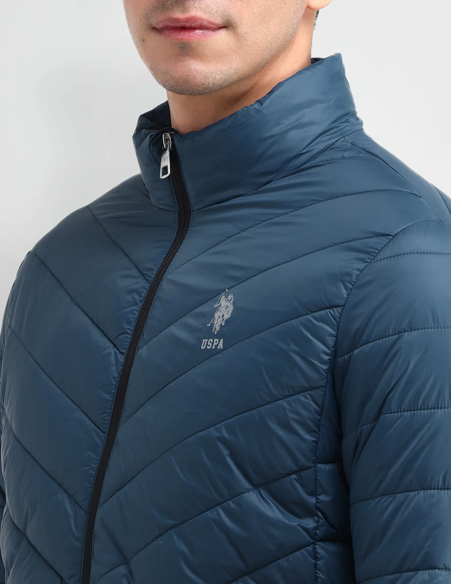 Solid High Neck Jacket - Image 7