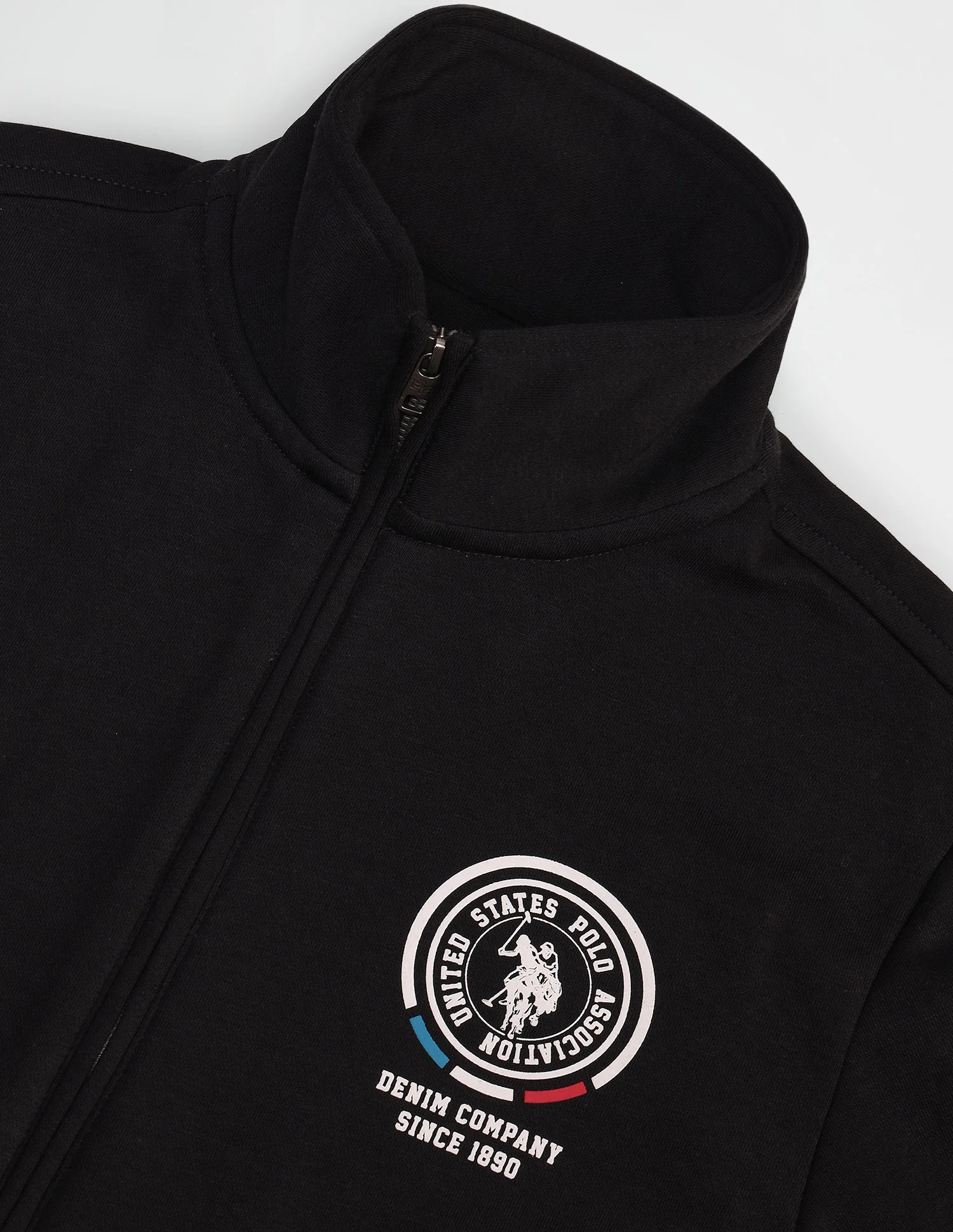 Solid High Neck Sweatshirt - Image 8