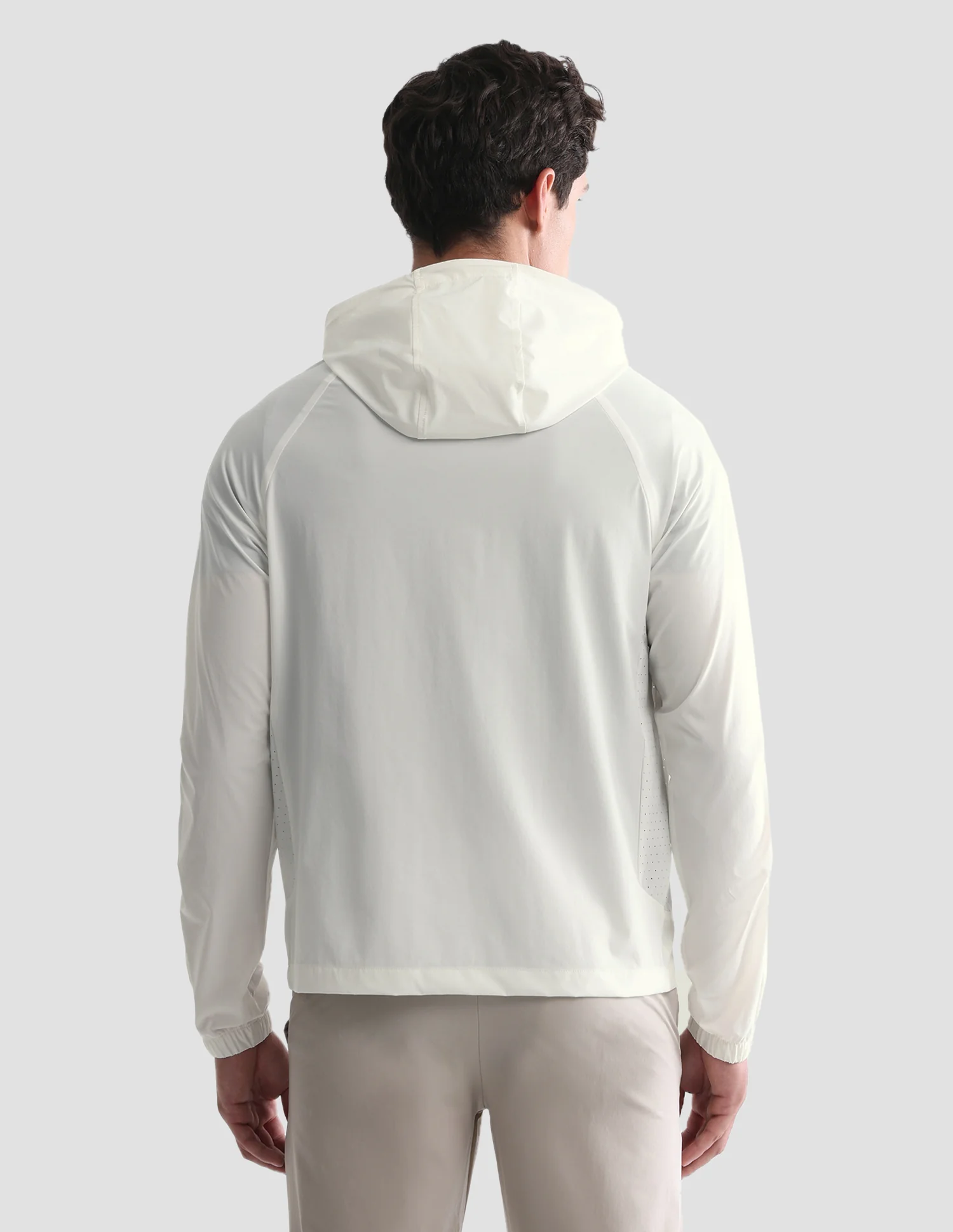 Solid Hooded Active Jacket - Image 5