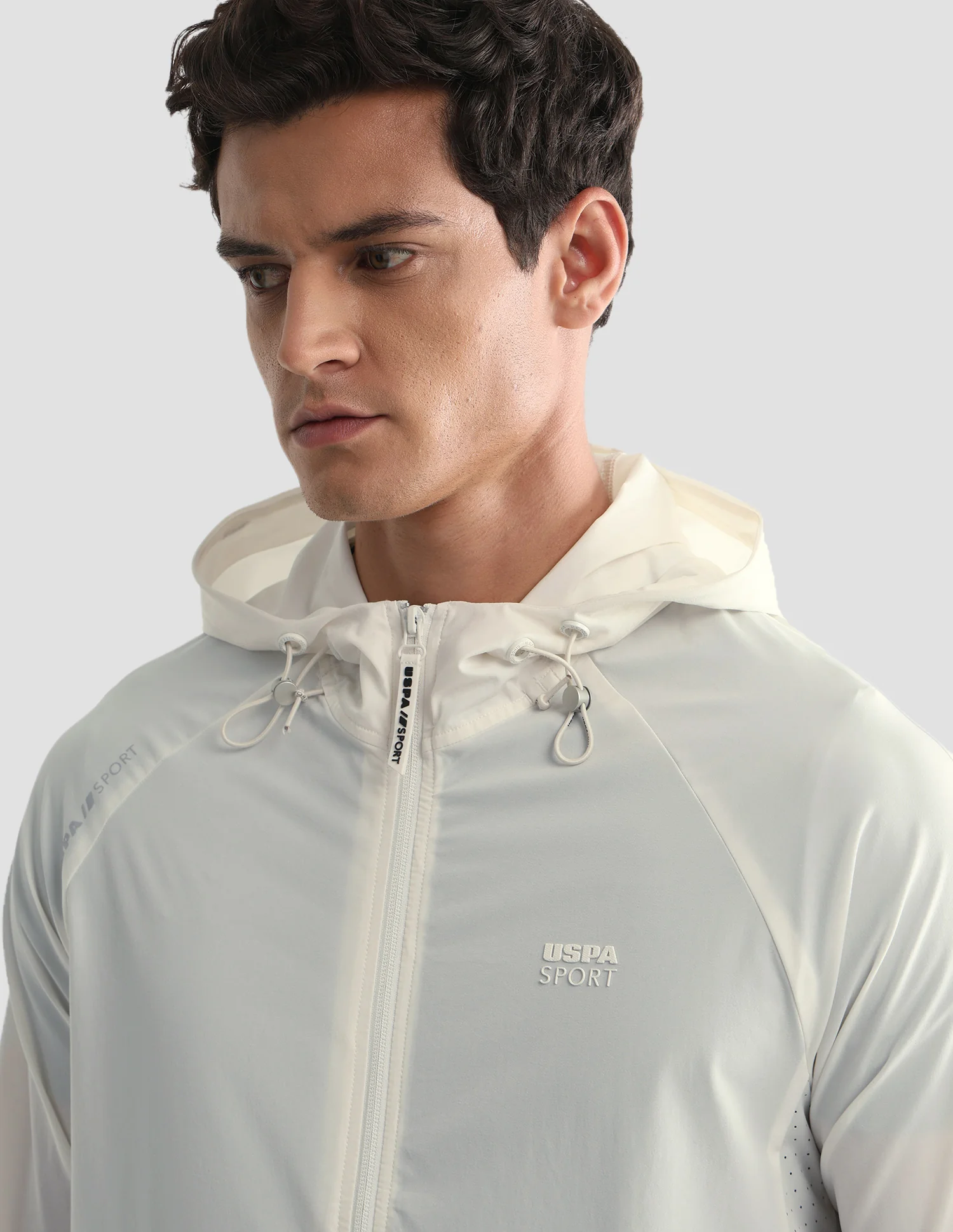Solid Hooded Active Jacket - Image 7