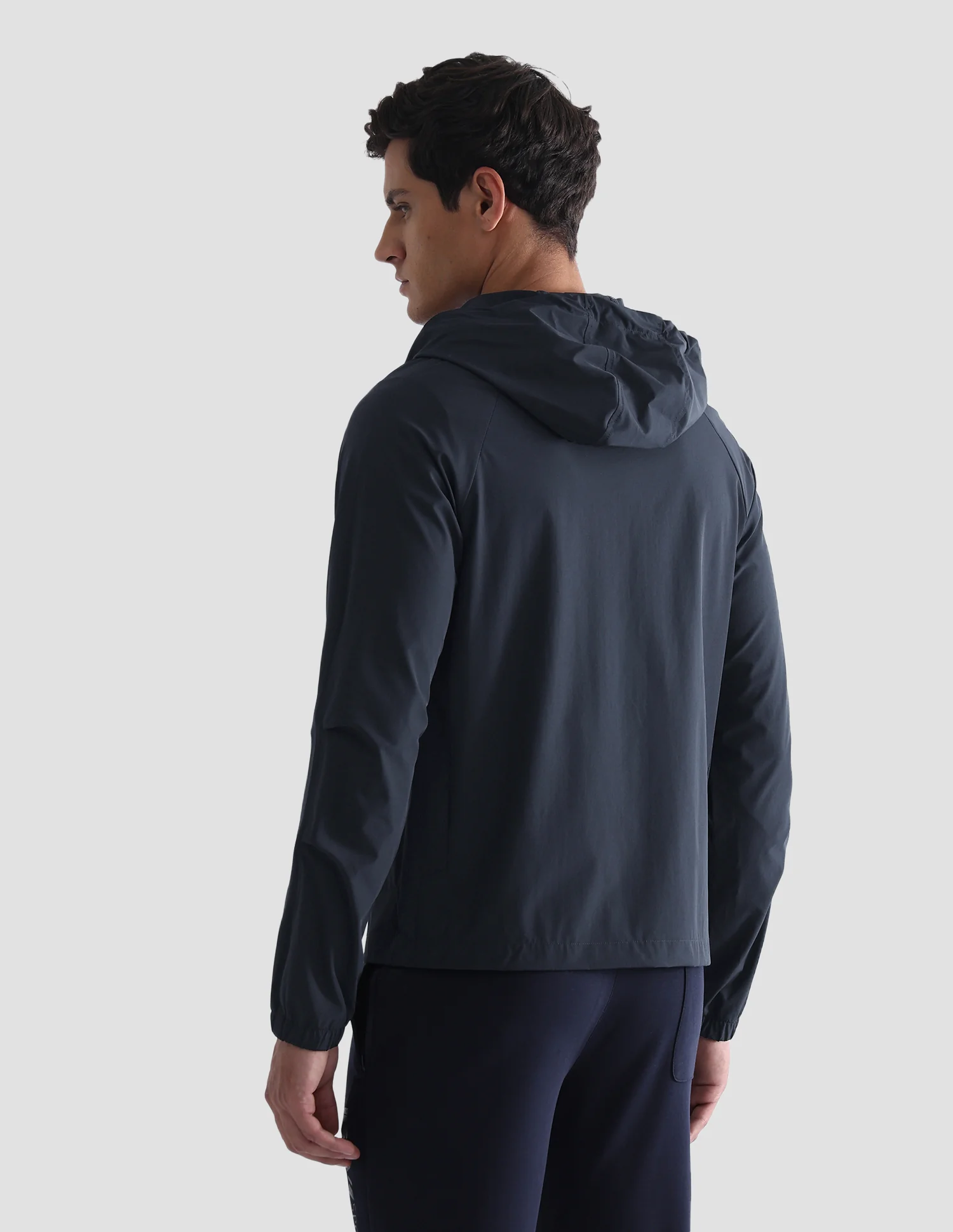 Solid Hooded Active Jacket - Image 5