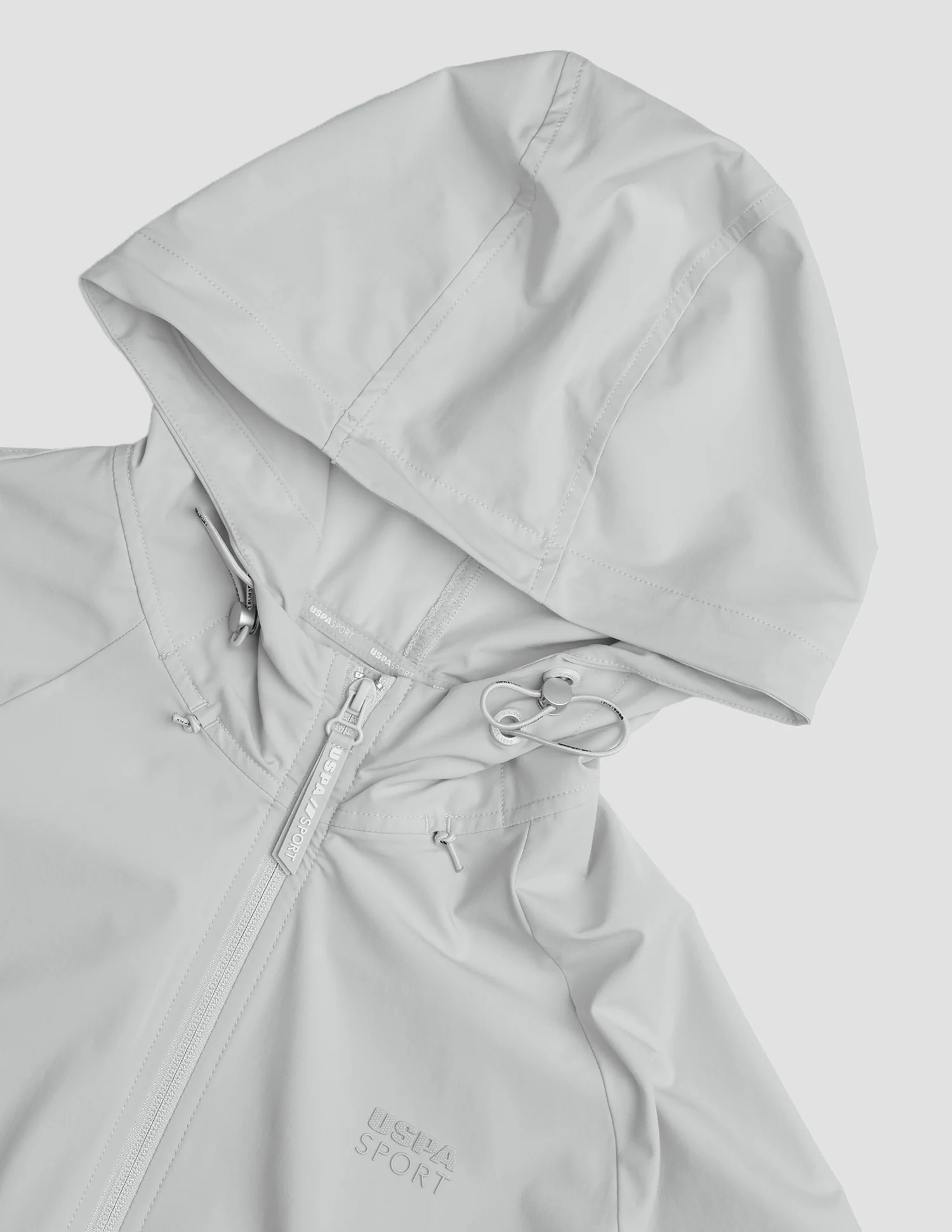 Solid Hooded Active Jacket - Image 2