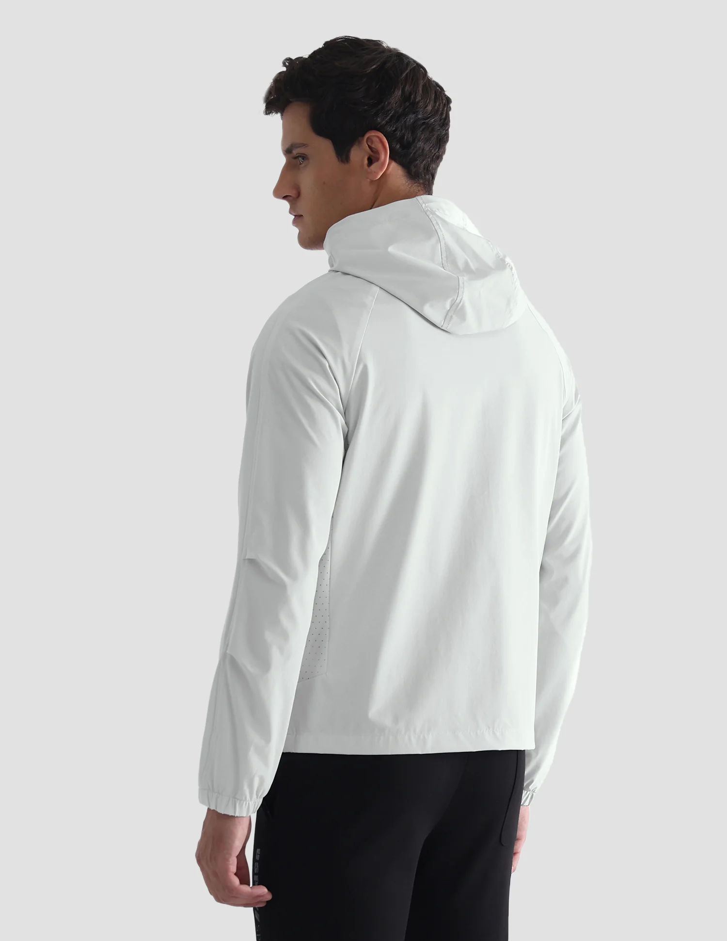Solid Hooded Active Jacket - Image 5
