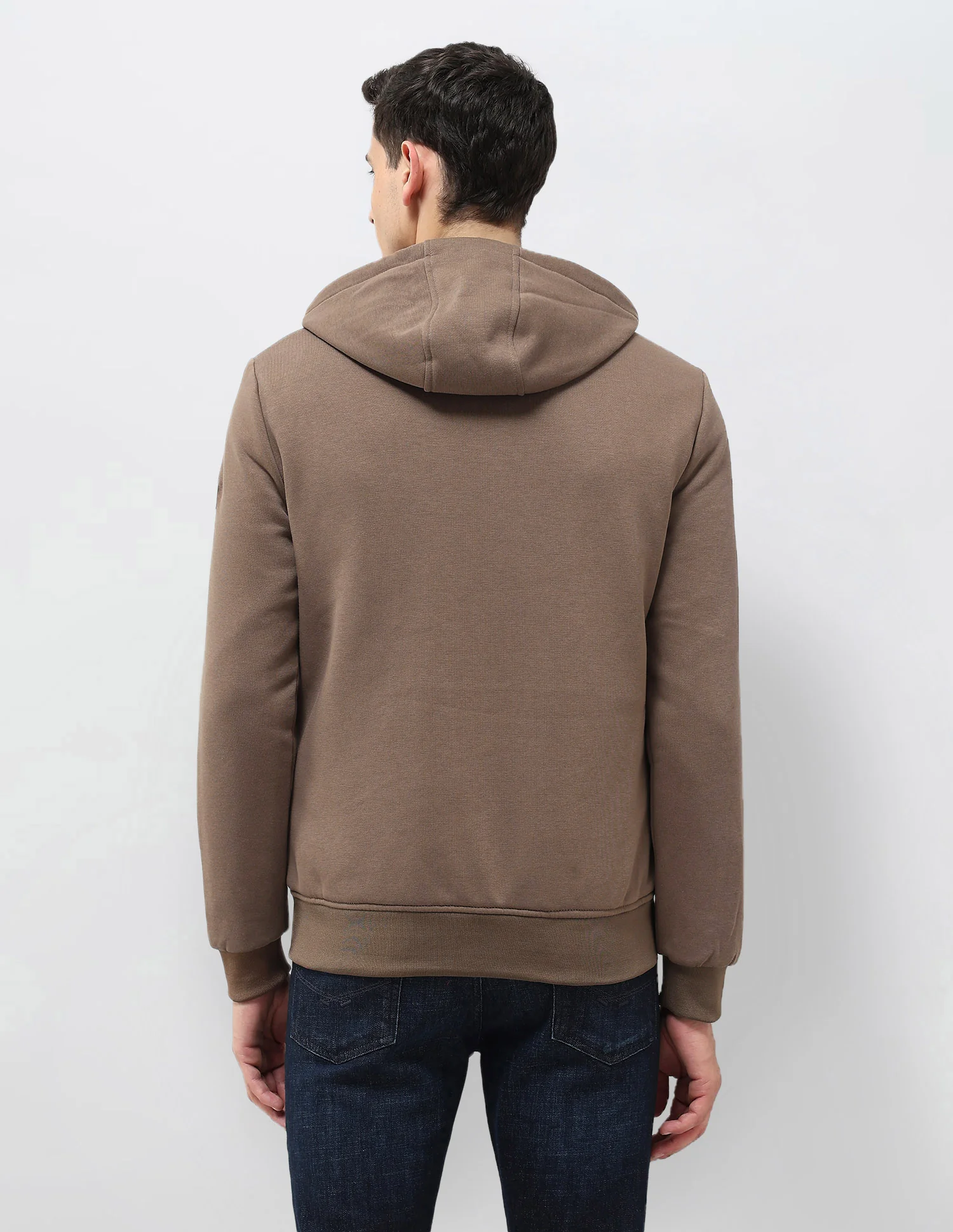 Solid Hooded Puffer Jacket - Image 5