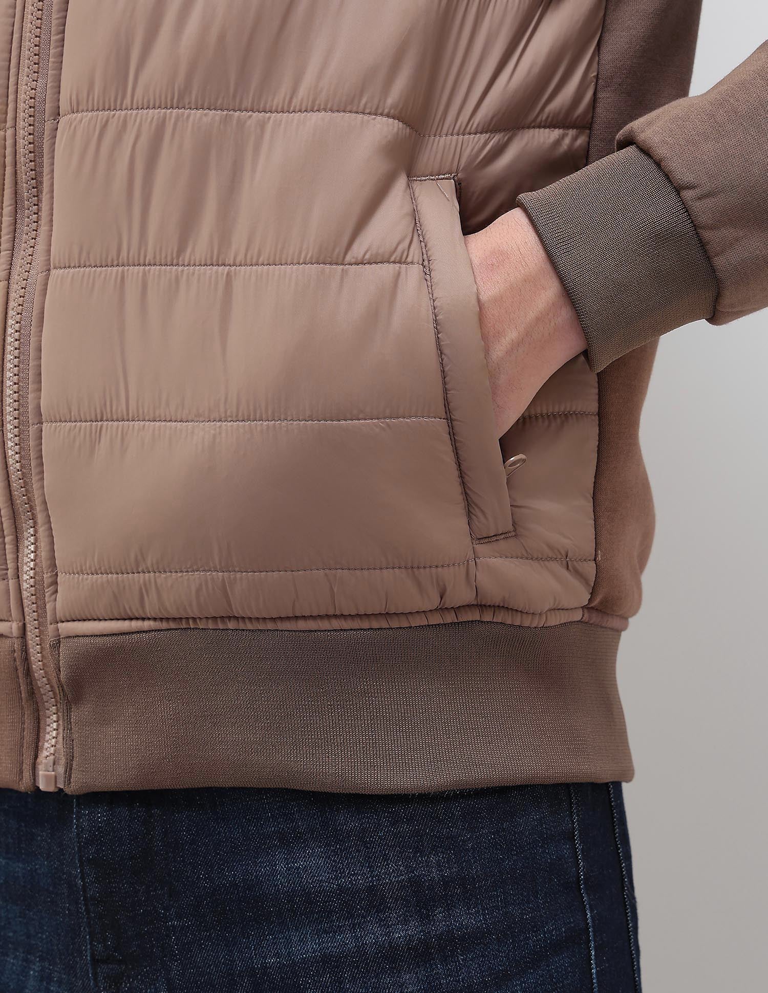 Solid Hooded Puffer Jacket - Image 8