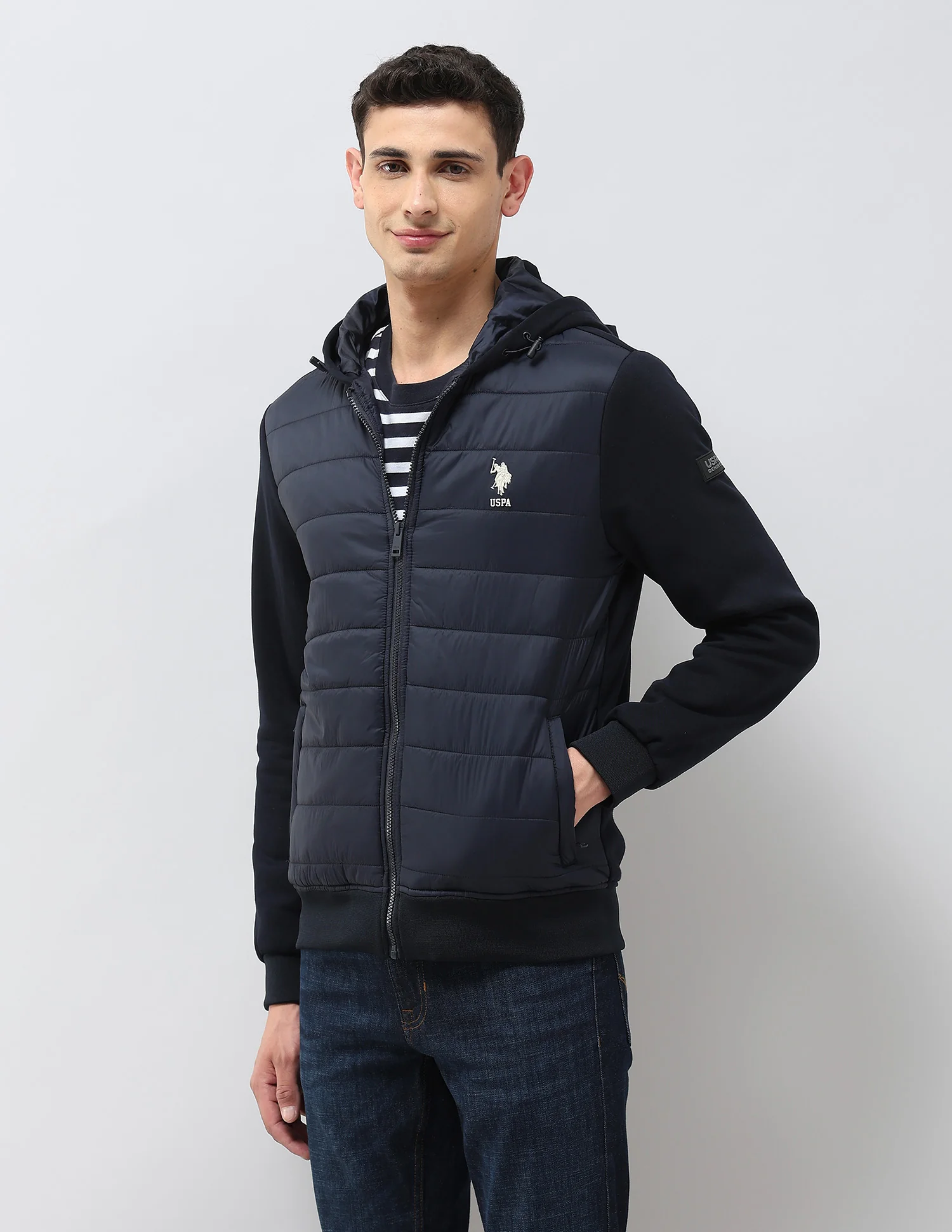 Solid Hooded Puffer Jacket - Image 11