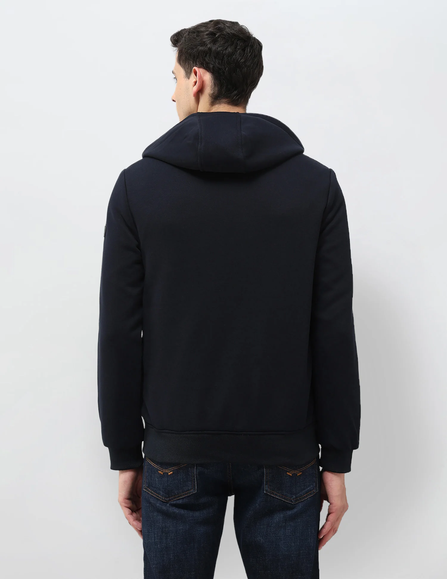 Solid Hooded Puffer Jacket - Image 5