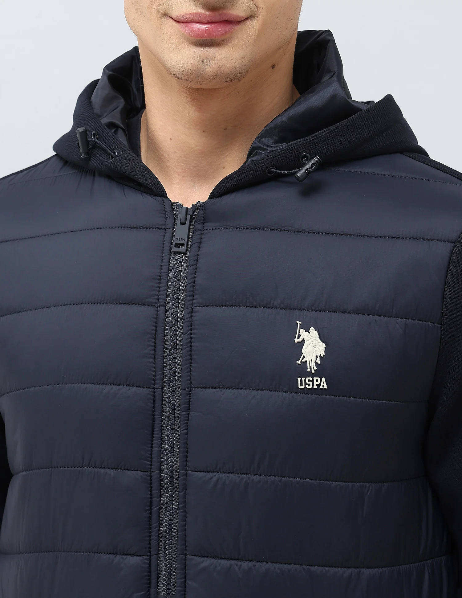 Solid Hooded Puffer Jacket - Image 7