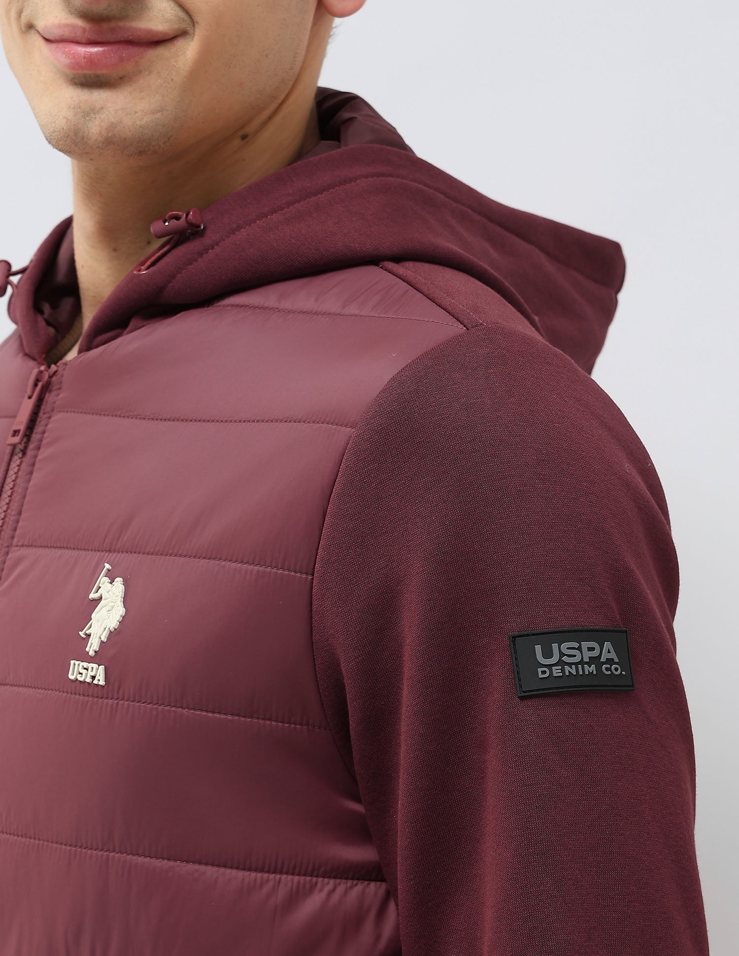 Solid Hooded Puffer Jacket - Image 10