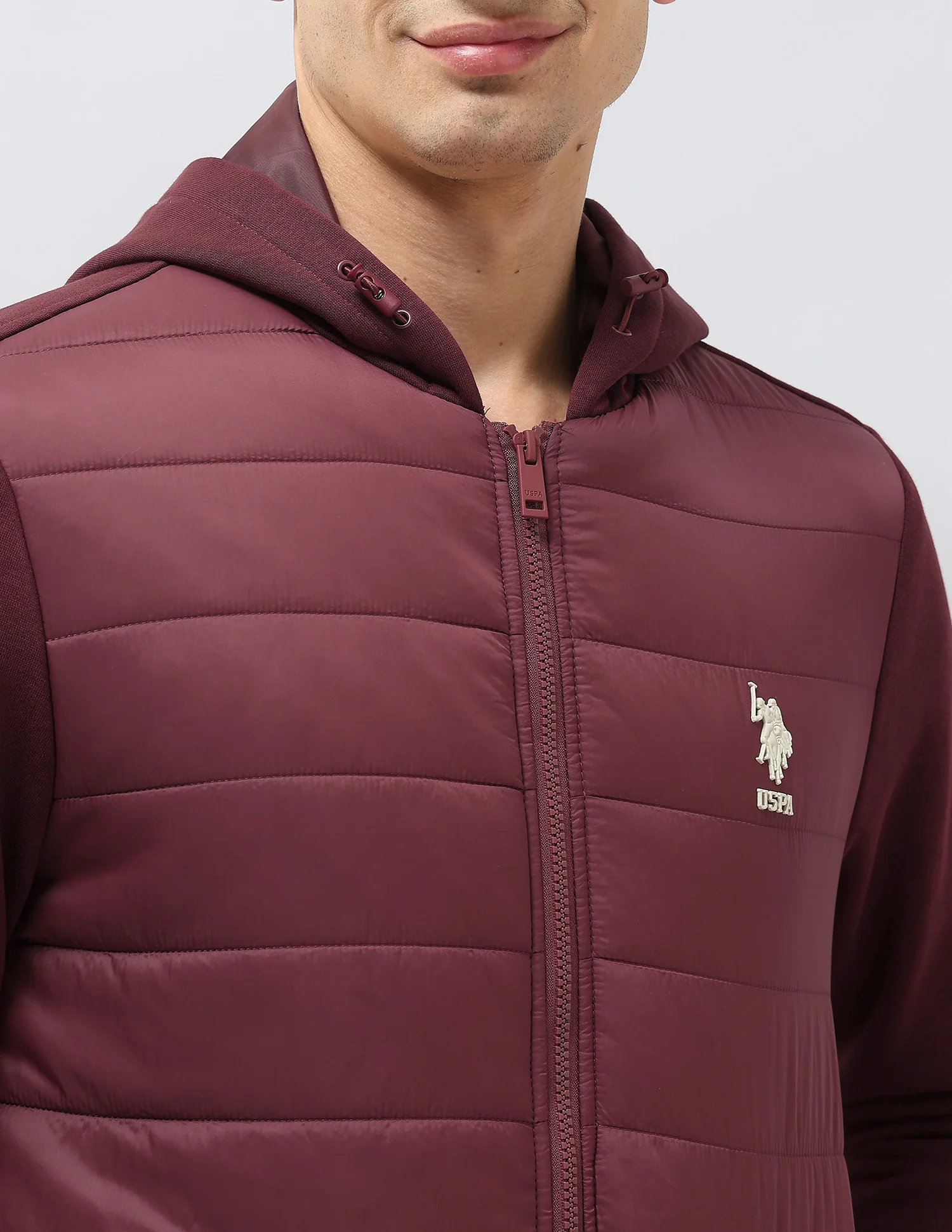 Solid Hooded Puffer Jacket - Image 7