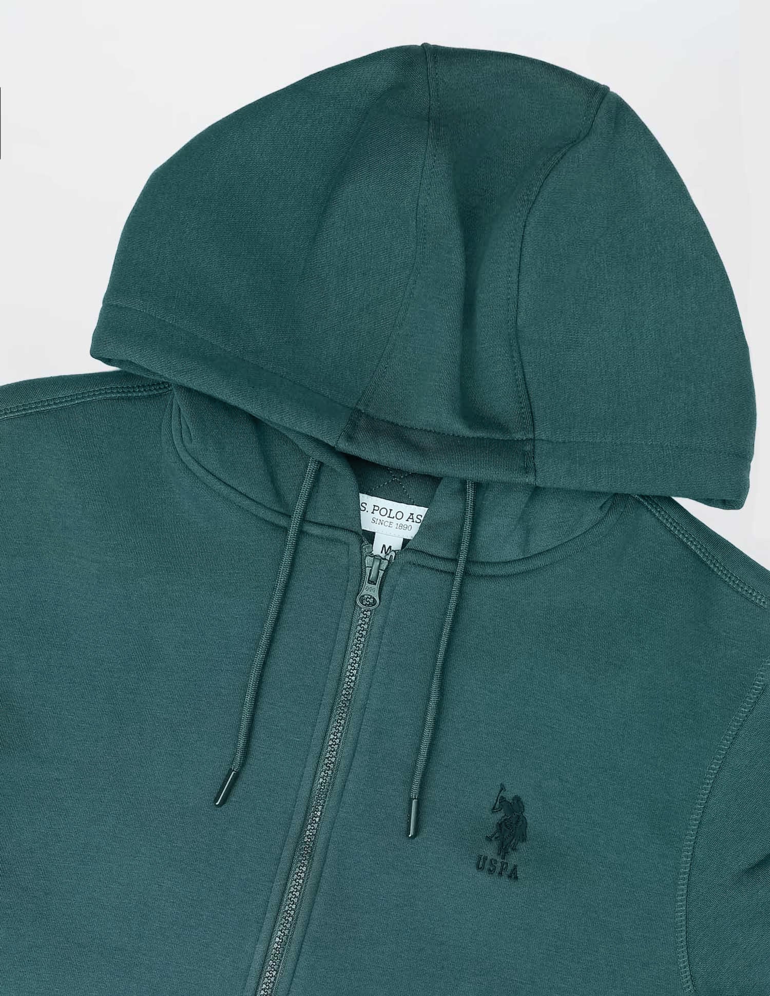 Solid Hooded Sweatshirt - Image 2