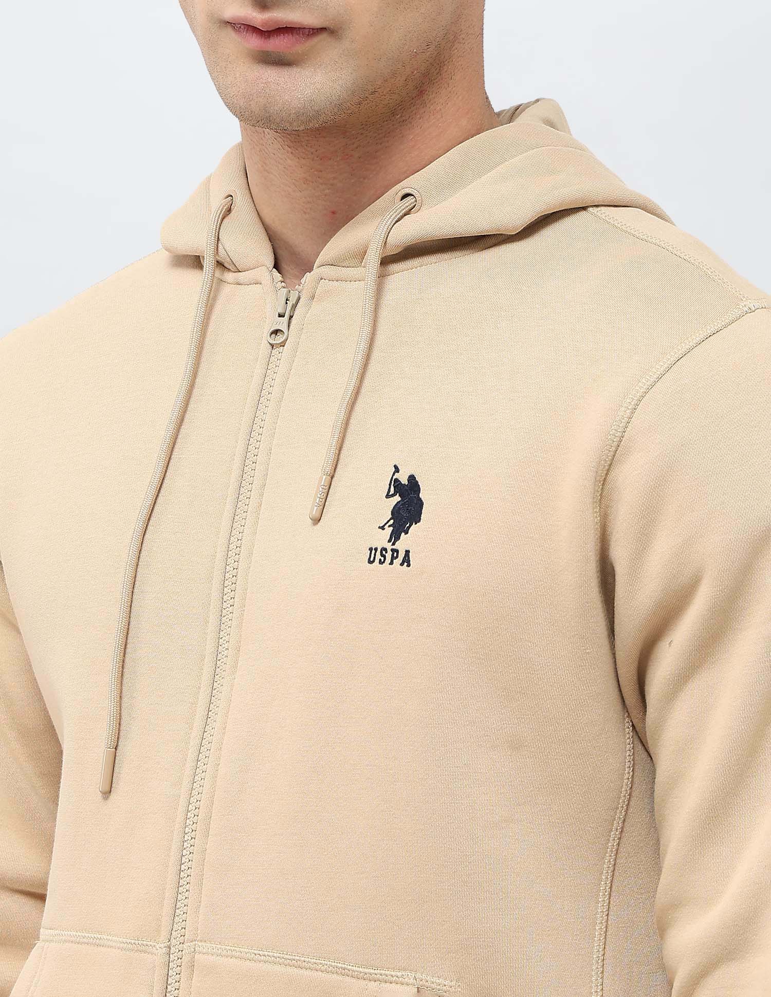 Solid Hooded Sweatshirt - Image 7
