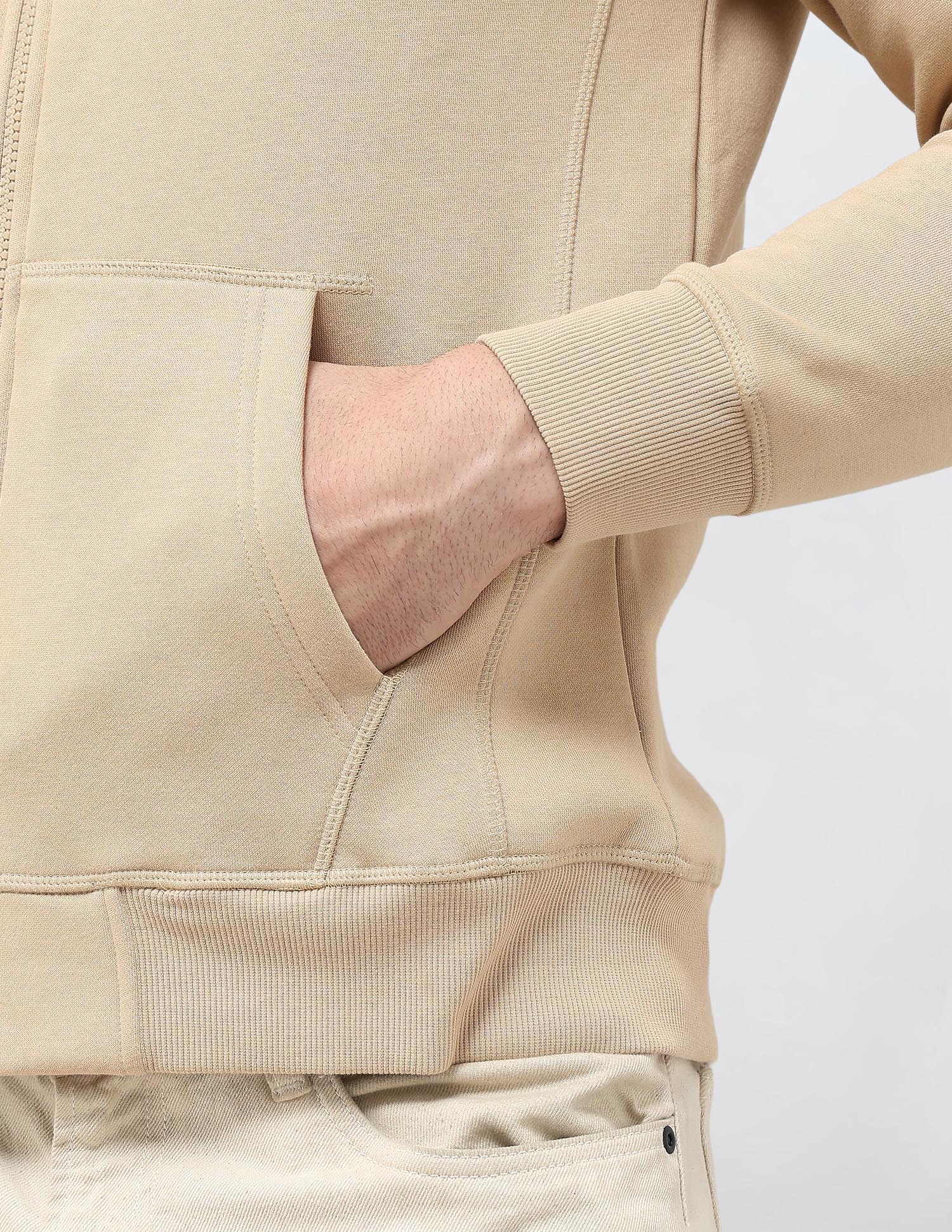 Solid Hooded Sweatshirt - Image 8