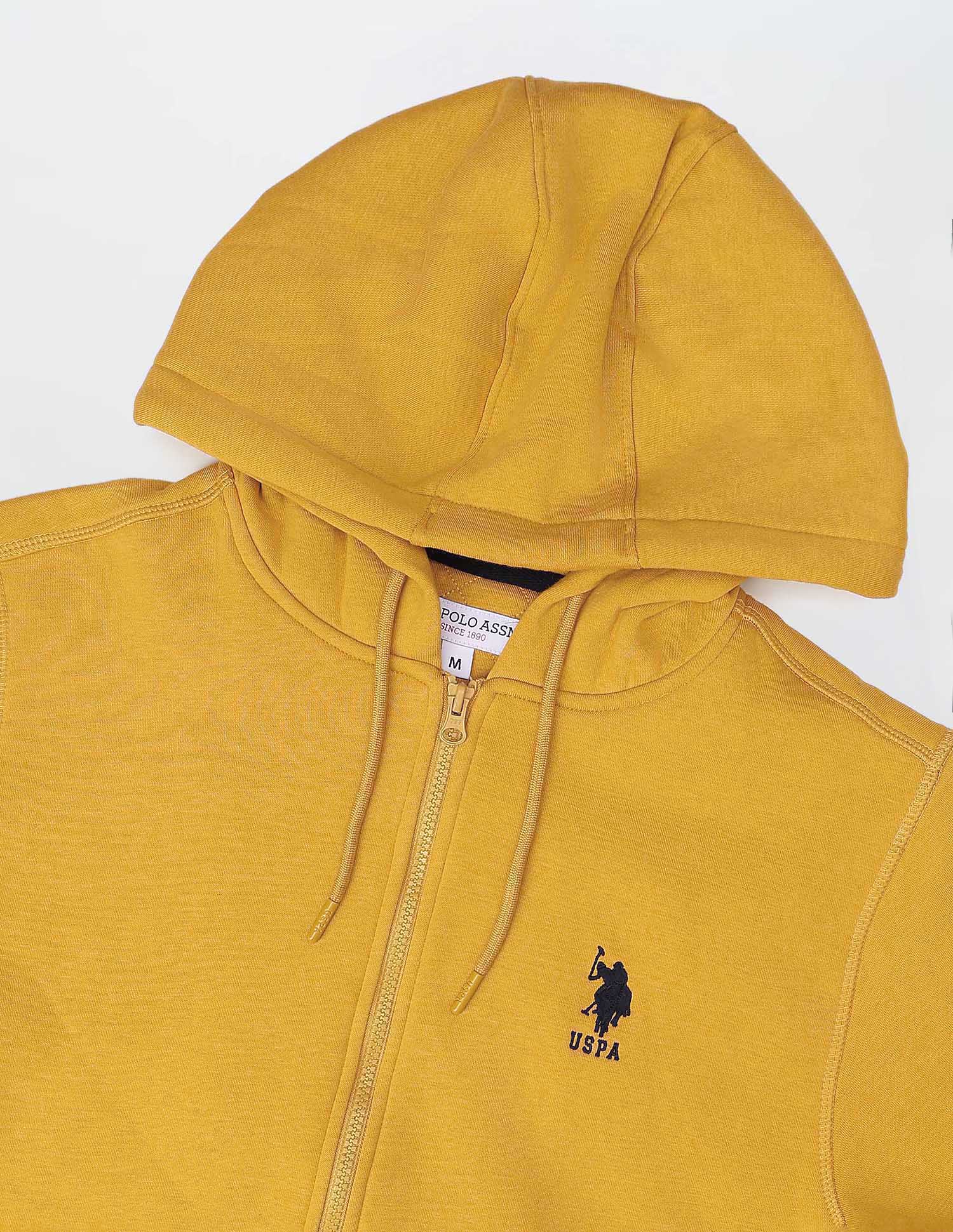 Solid Hooded Sweatshirt - Image 2