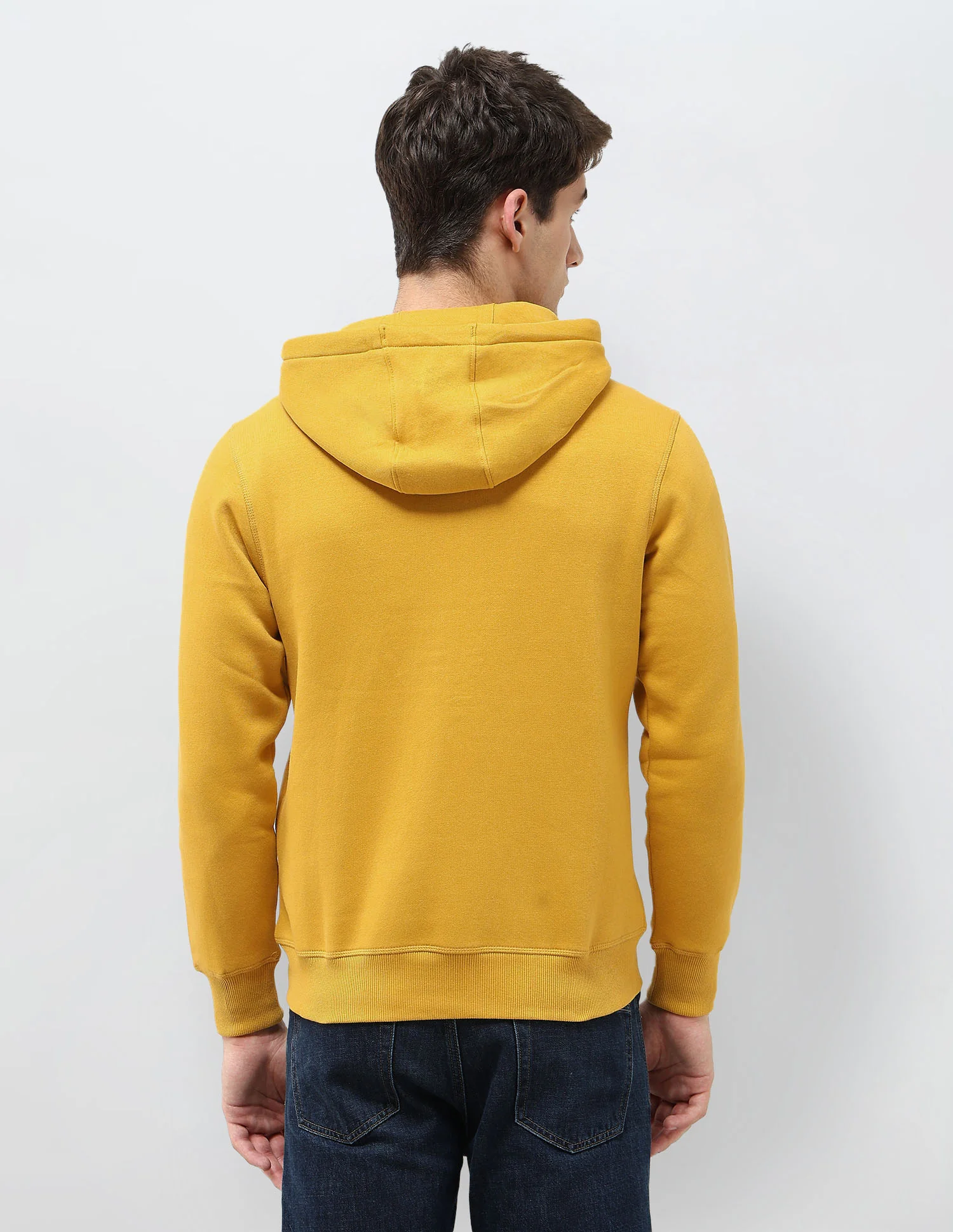 Solid Hooded Sweatshirt - Image 5