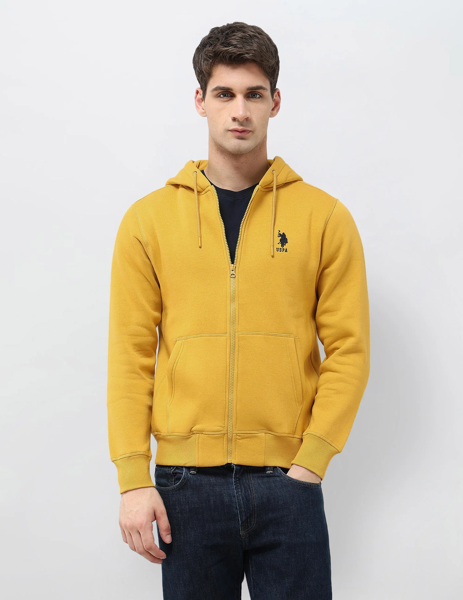 Solid Hooded Sweatshirt - Image 6