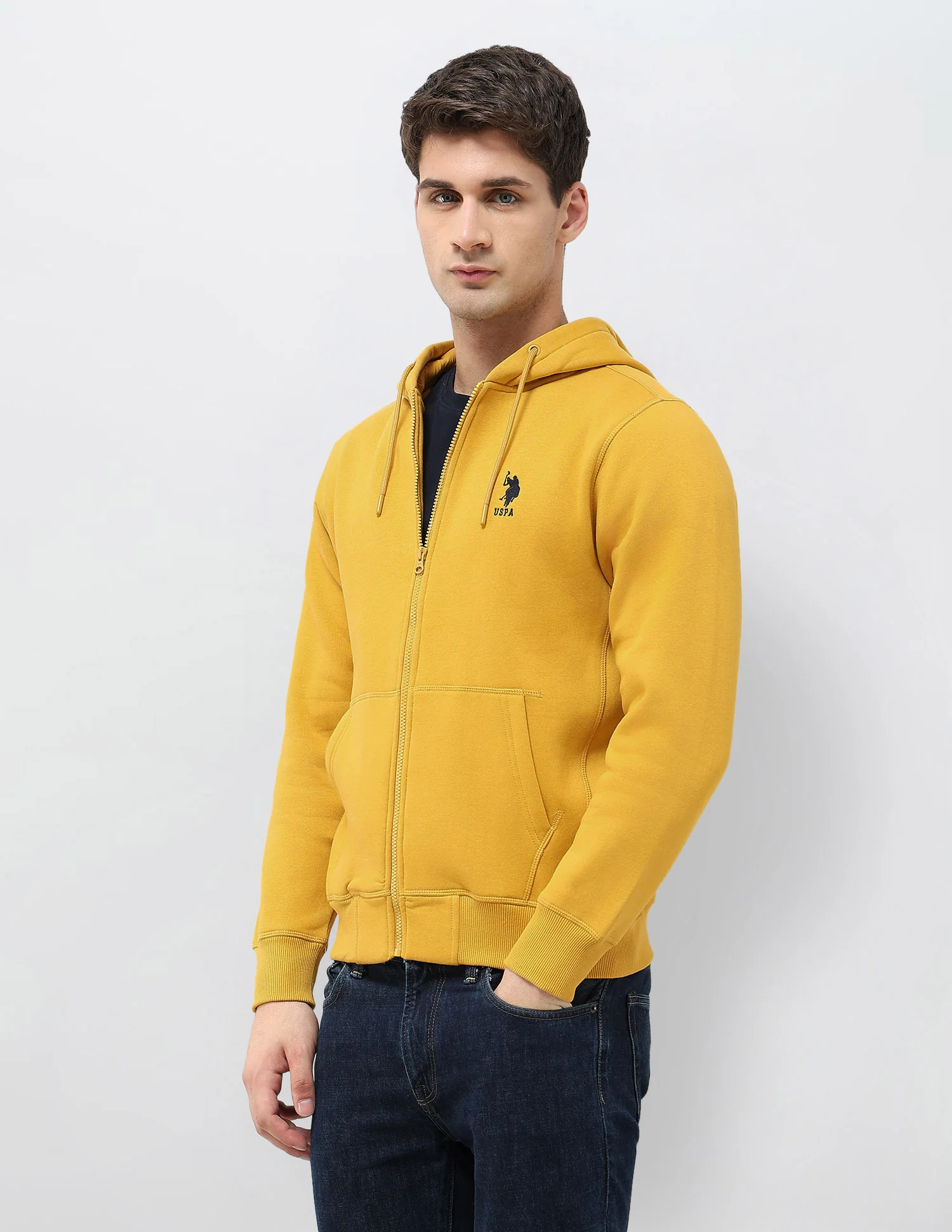 Solid Hooded Sweatshirt - Image 9