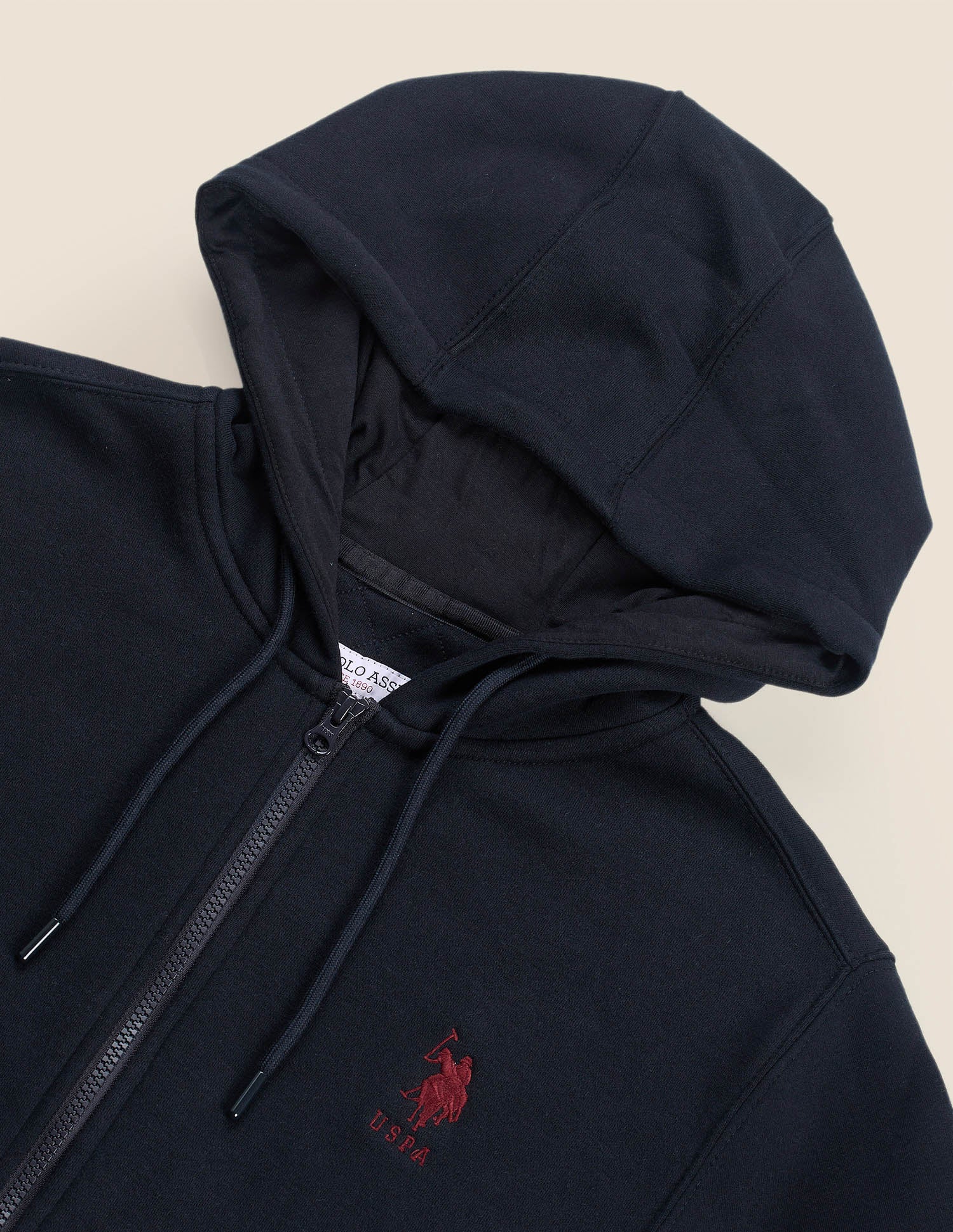 Solid Hooded Sweatshirt - Image 9