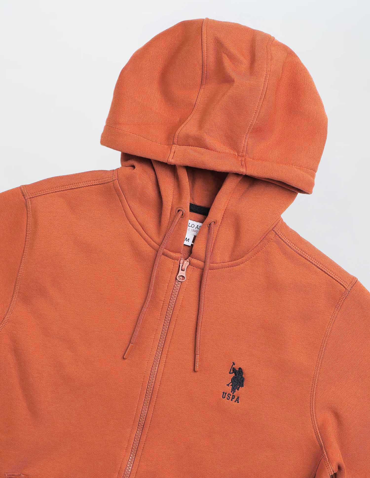 Solid Hooded Sweatshirt - Image 2