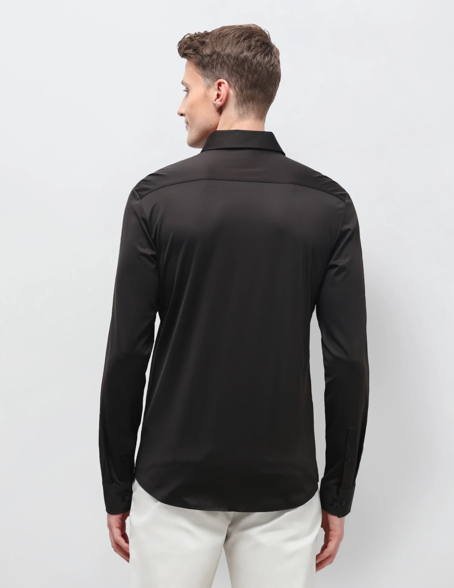 Solid Knitted Shirt - Image 5