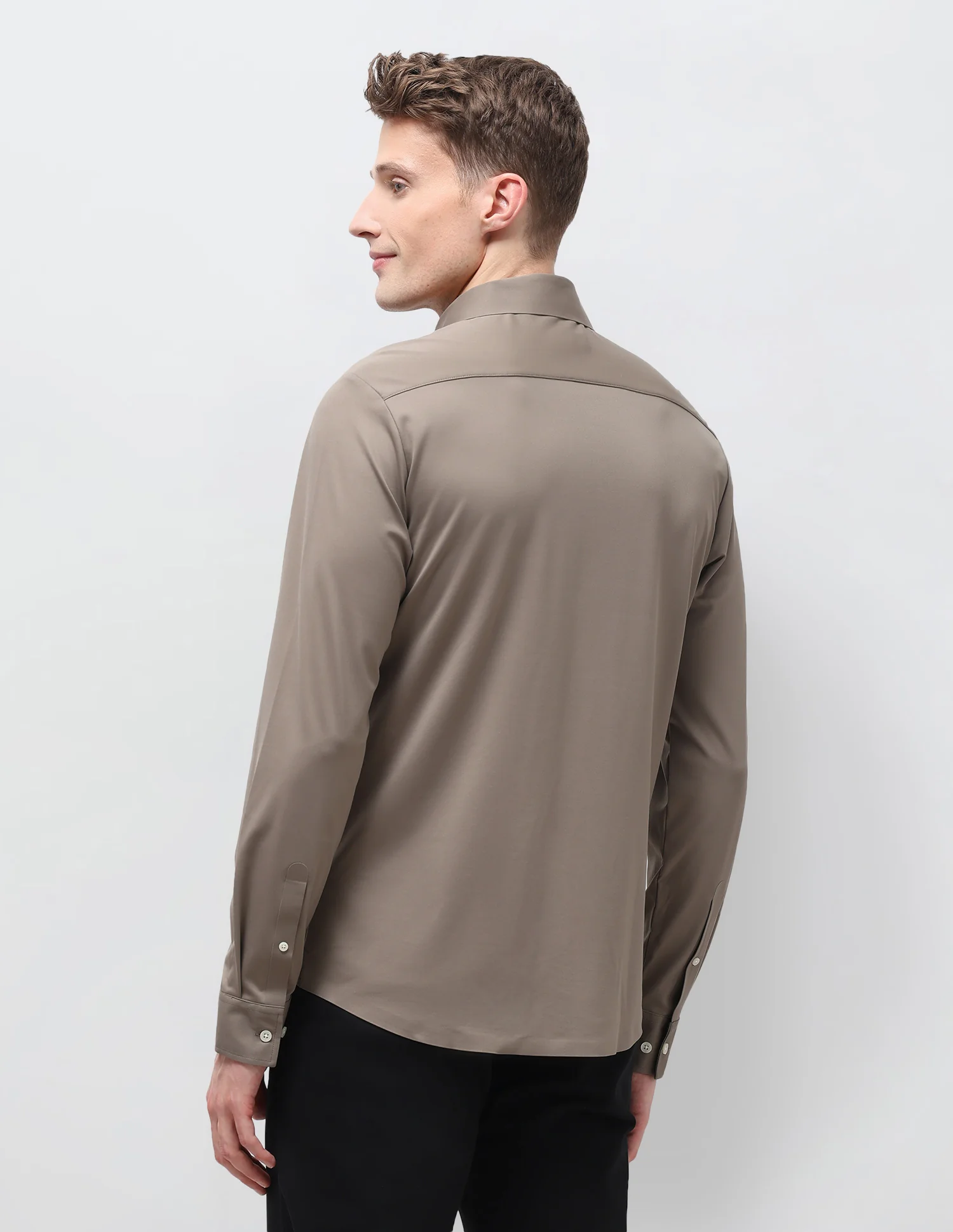 Solid Knitted Shirt - Image 5