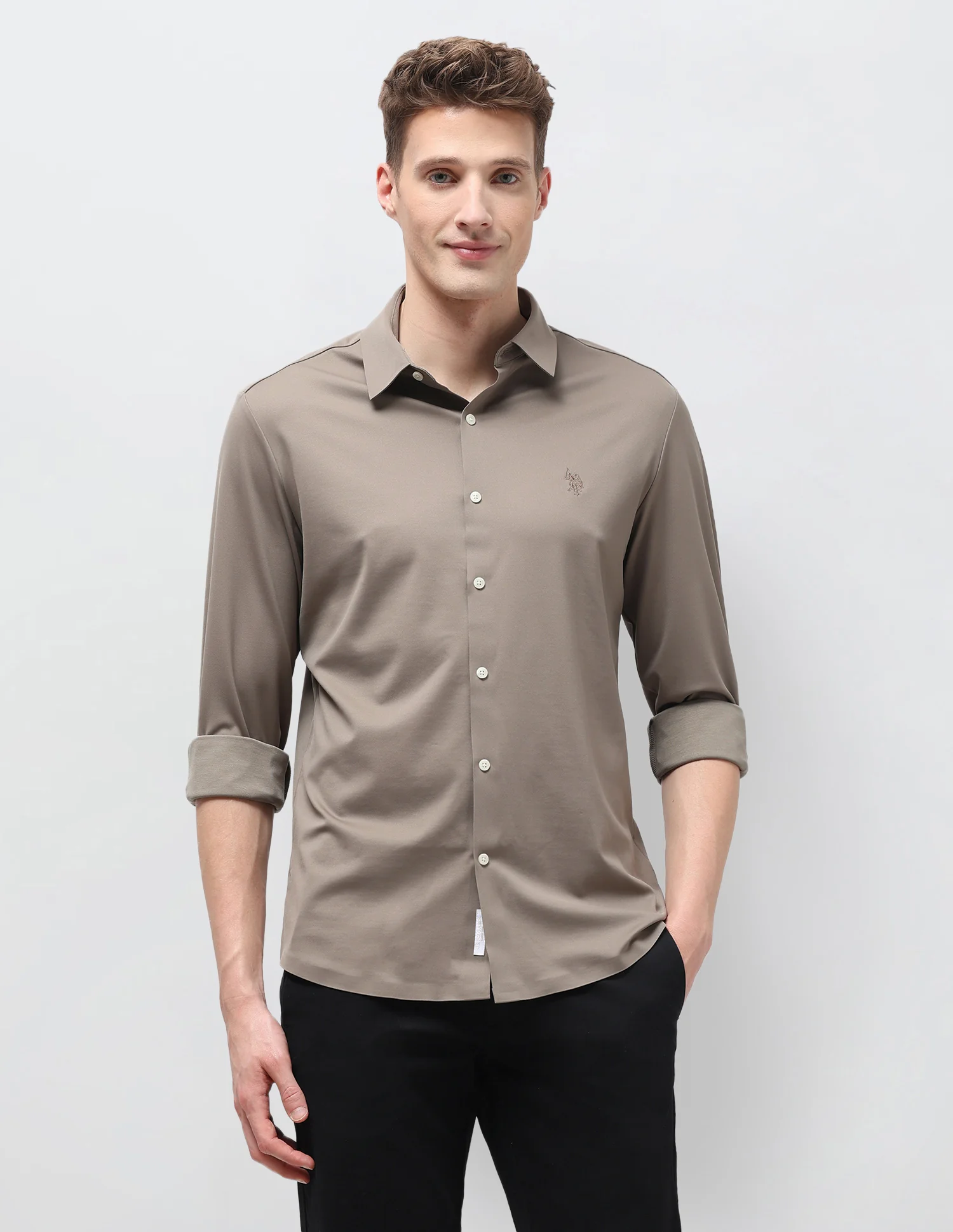 Solid Knitted Shirt - Image 6