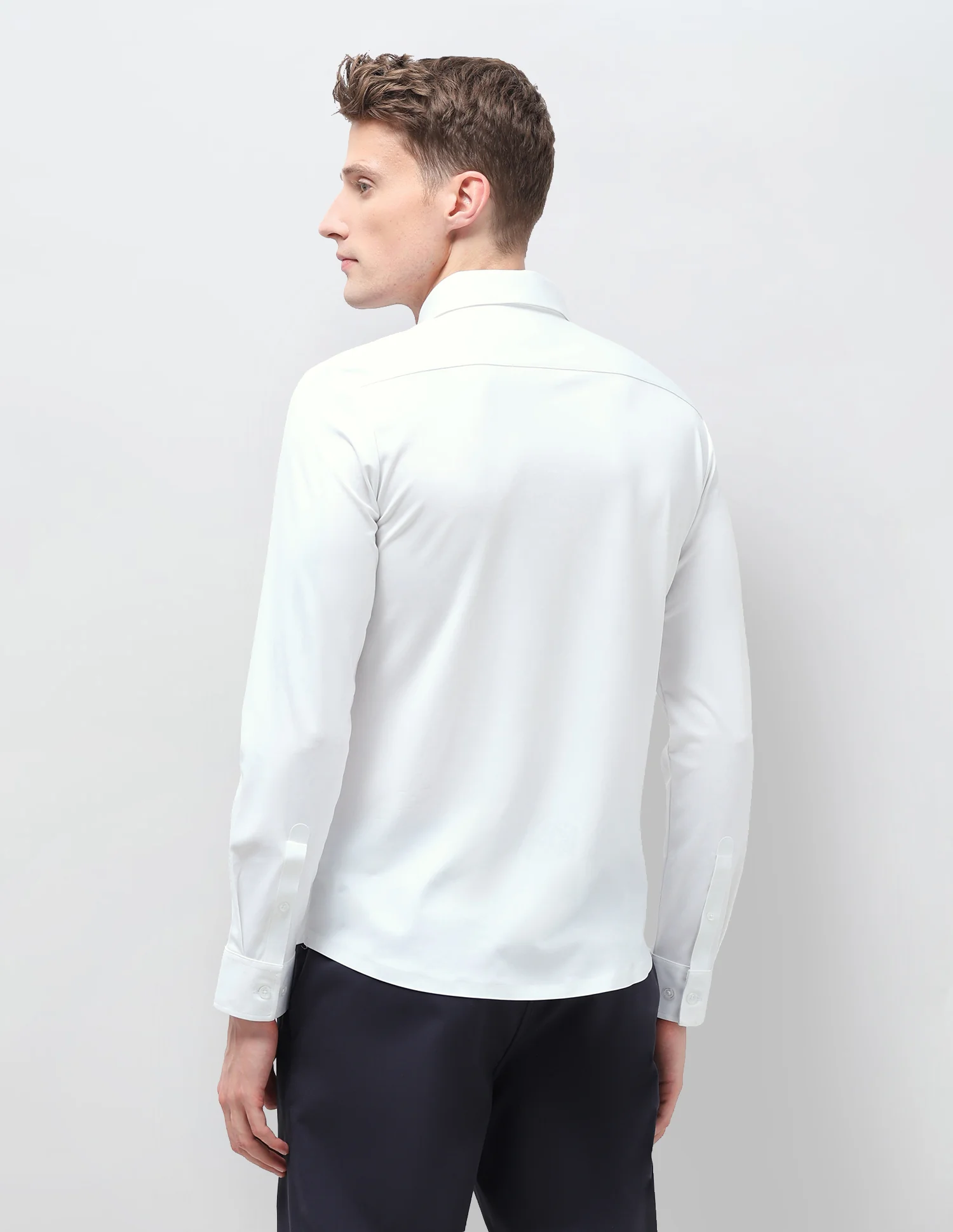 Solid Knitted Shirt - Image 5
