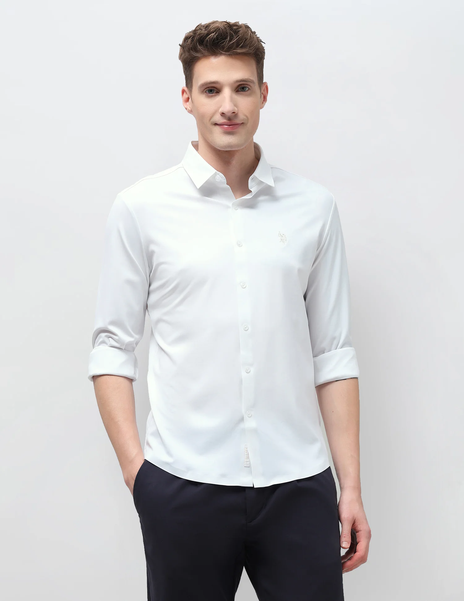 Solid Knitted Shirt - Image 6