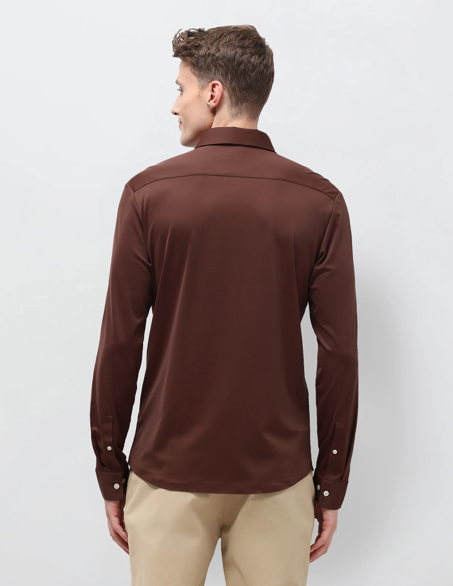 Solid Knitted Shirt - Image 5