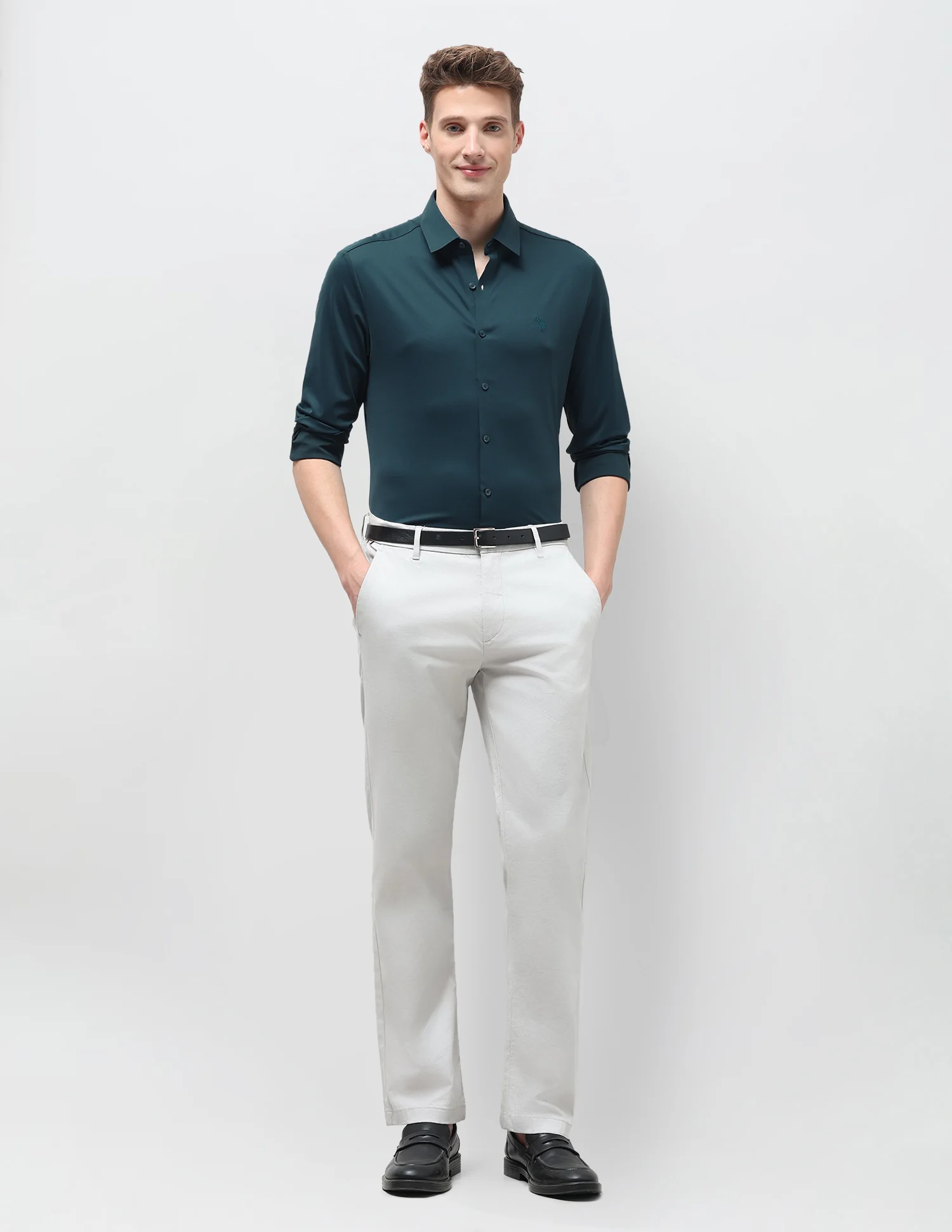 Solid Knitted Shirt - Image 3