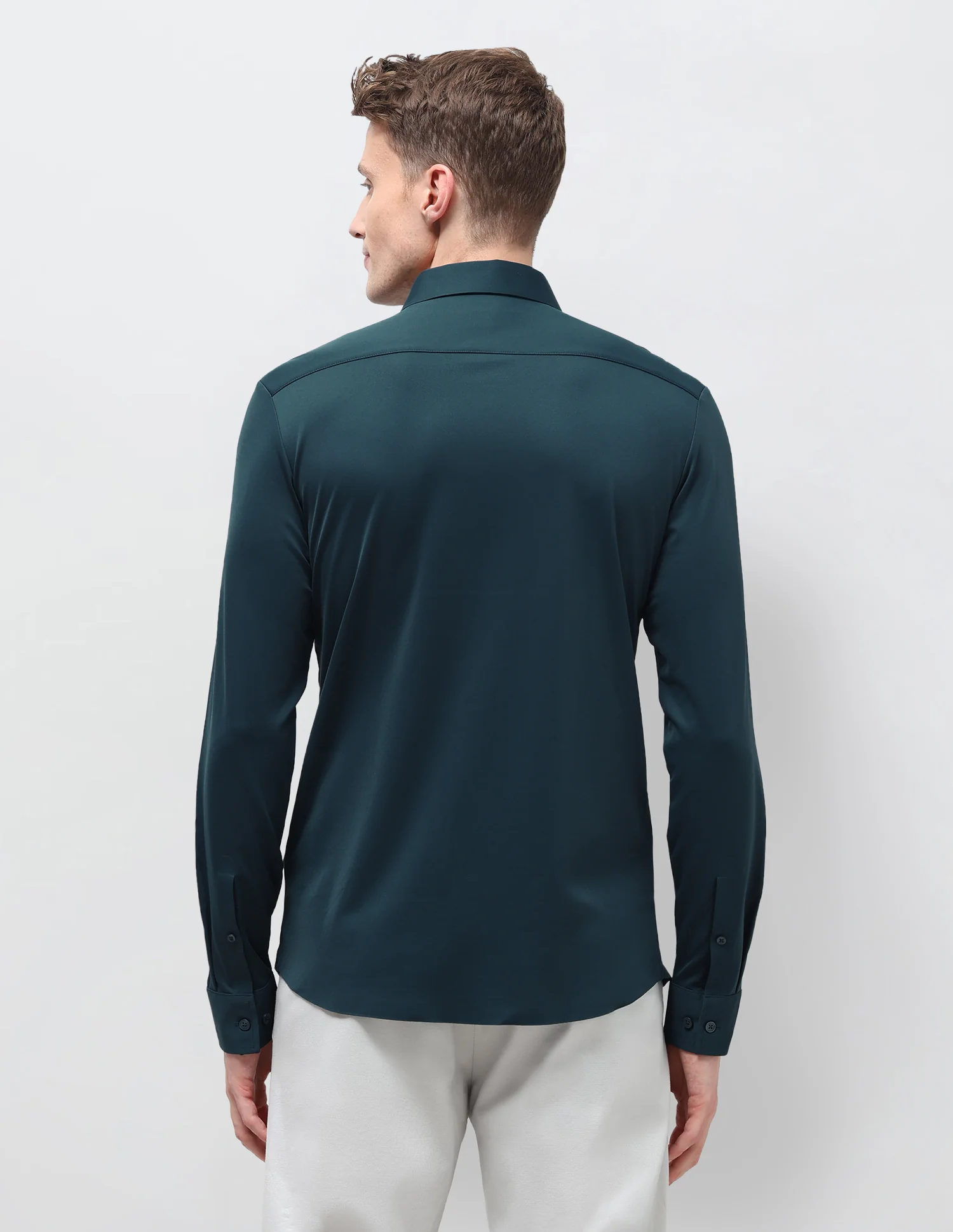 Solid Knitted Shirt - Image 5