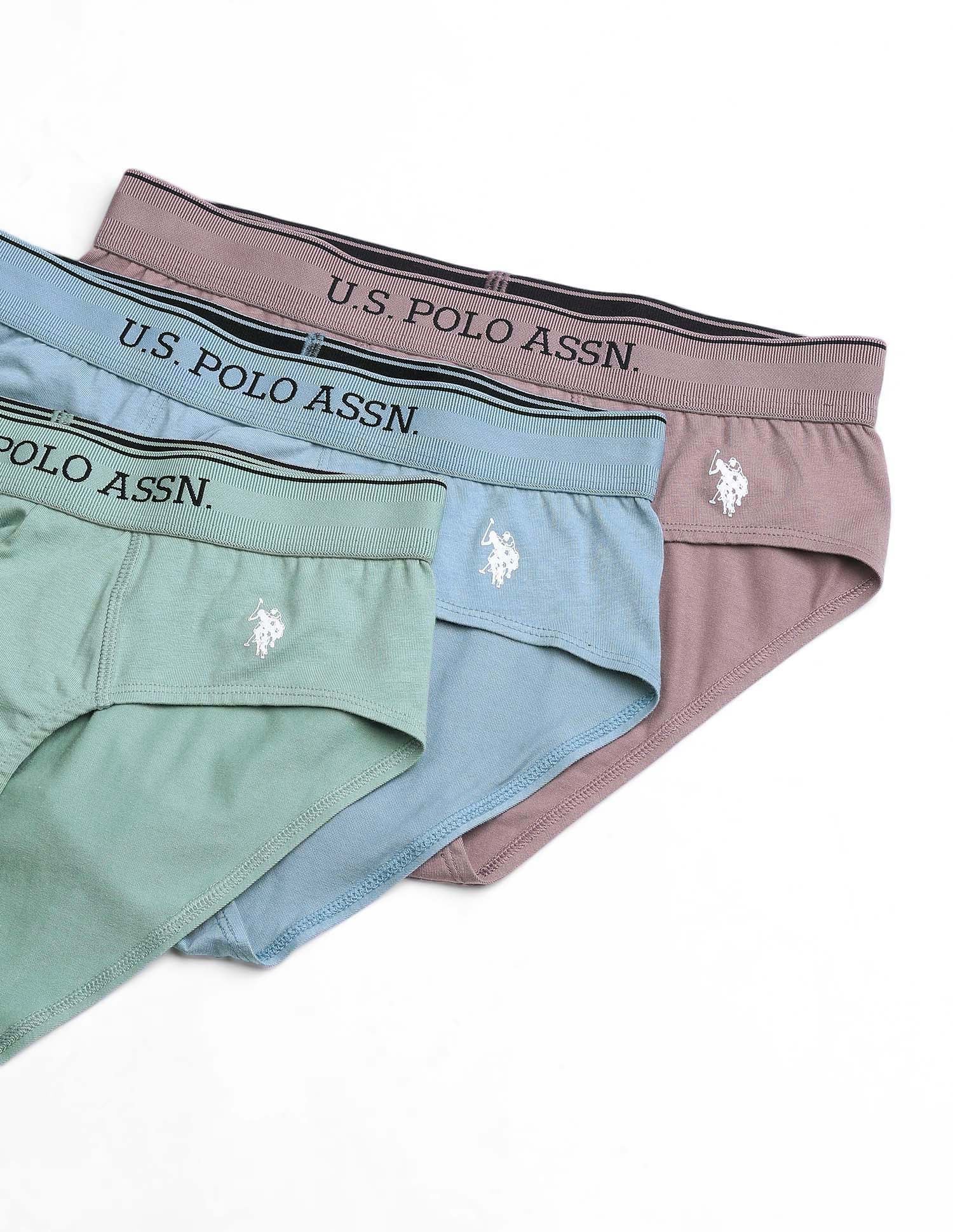 Solid Low Rise OEB15 Briefs - Pack Of 3 - Image 2