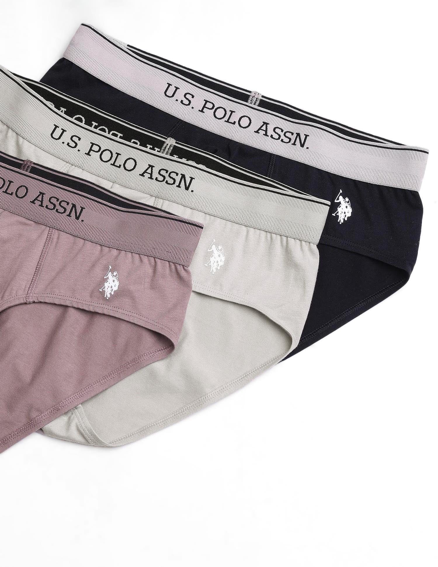 Solid Low Rise OEB15 Briefs - Pack Of 3 - Image 2