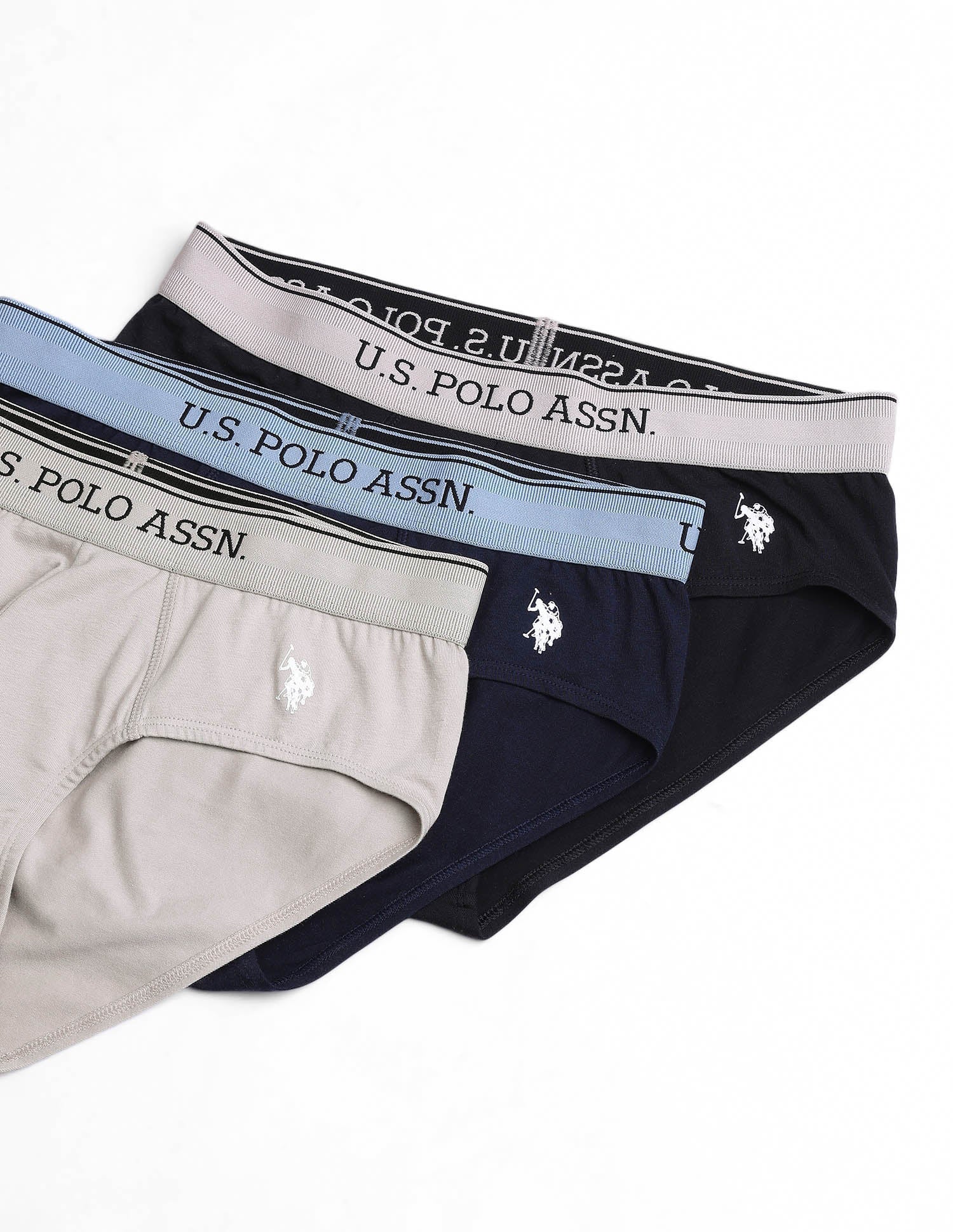 Solid Low Rise OEB15 Briefs - Pack Of 3 - Image 2