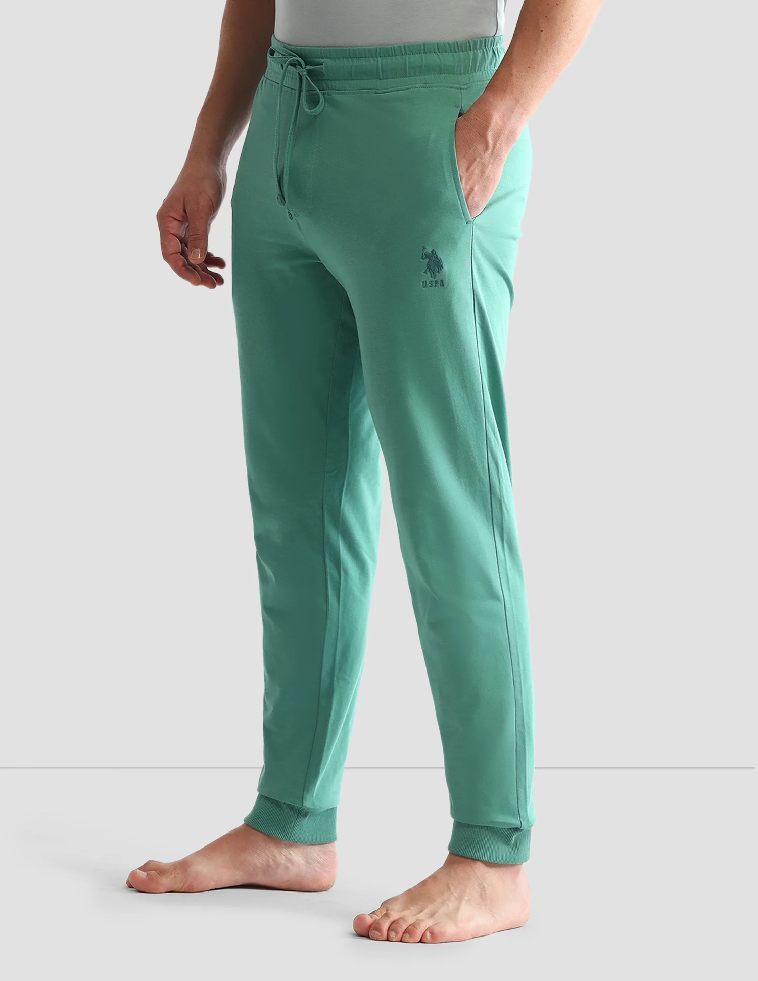 Solid Mid-Rise Solid OJ007 Joggers - Image 5