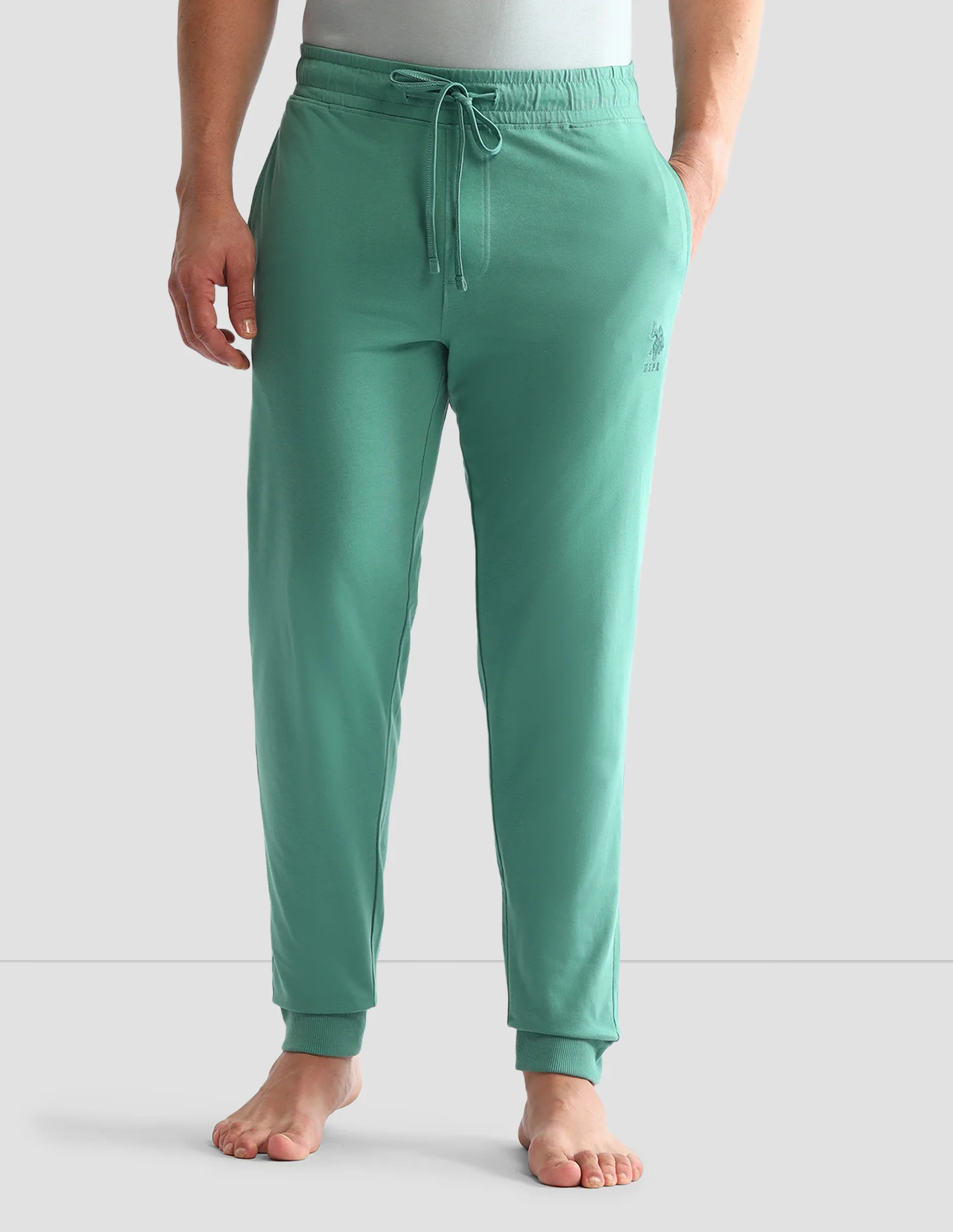 Solid Mid-Rise Solid OJ007 Joggers - Image 7