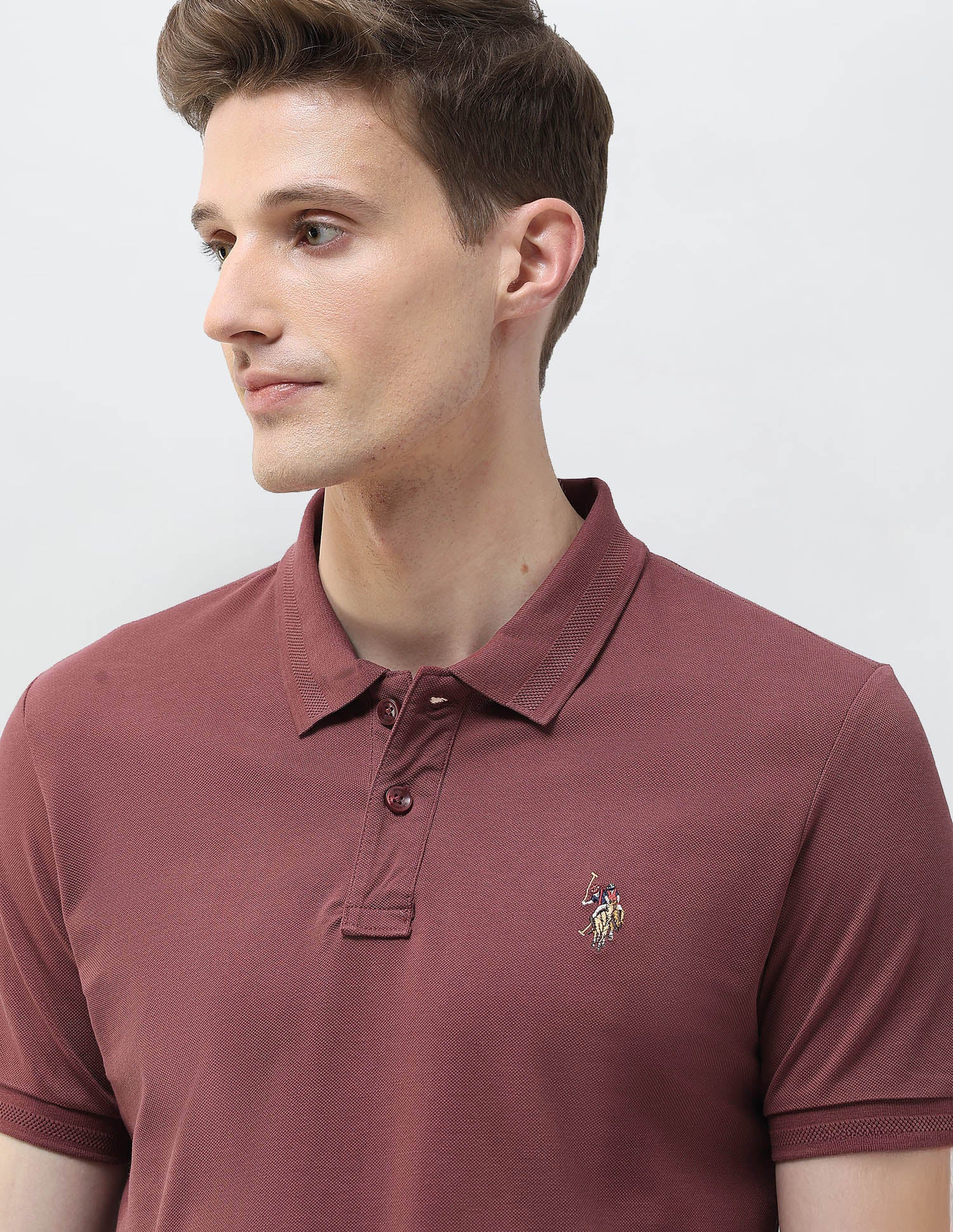 Solid Motel On The Coast Muscle Fit Polo Shirt - Image 7