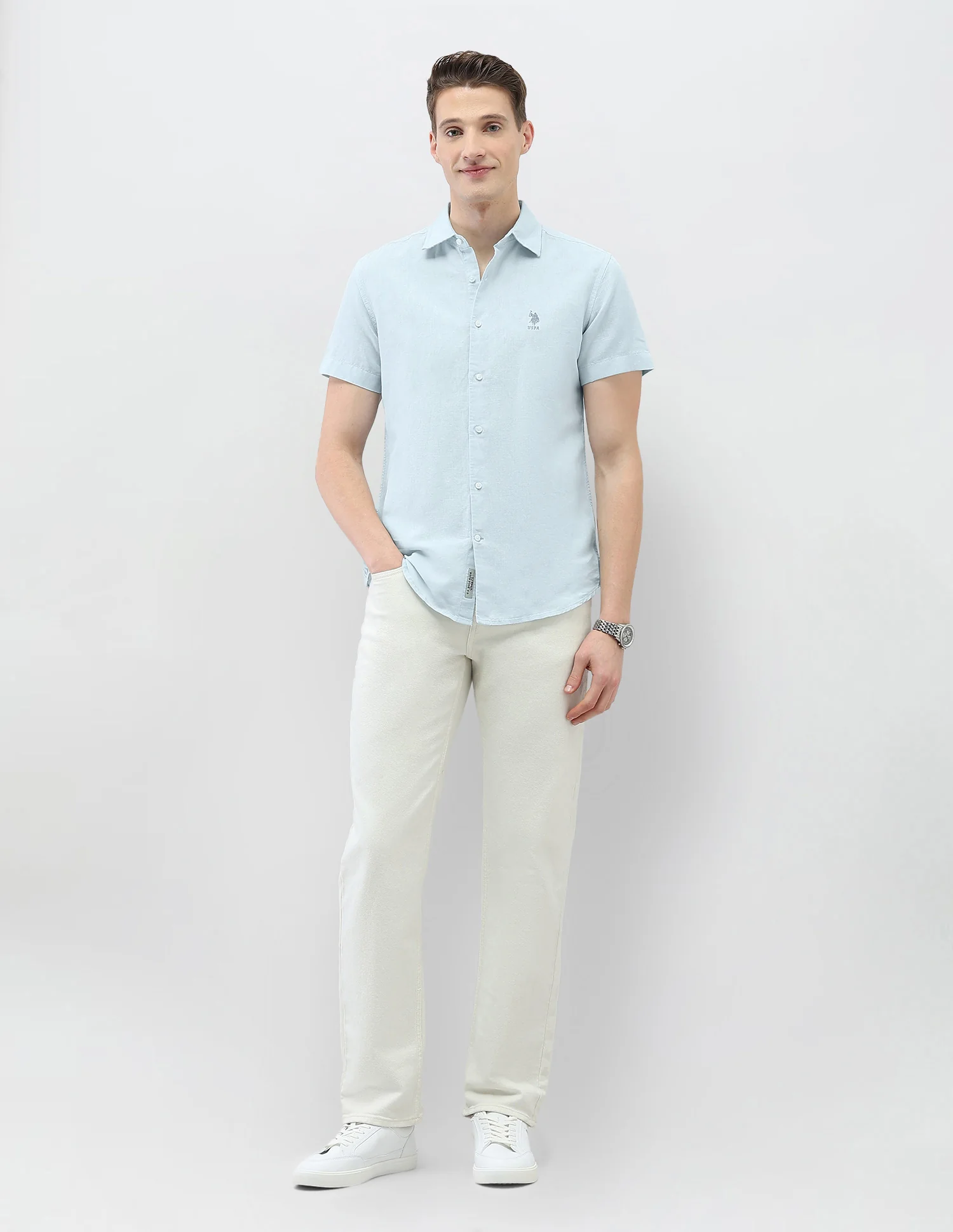 Solid Motel On The Coast Regular Fit Shirt - Image 3