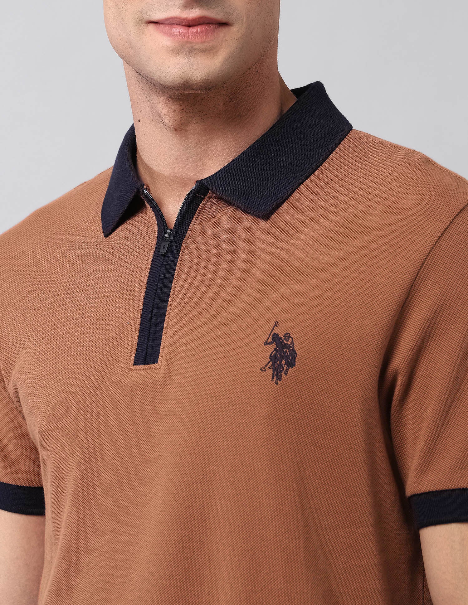 Solid Muscle Fit Polo Shirt - Image 7